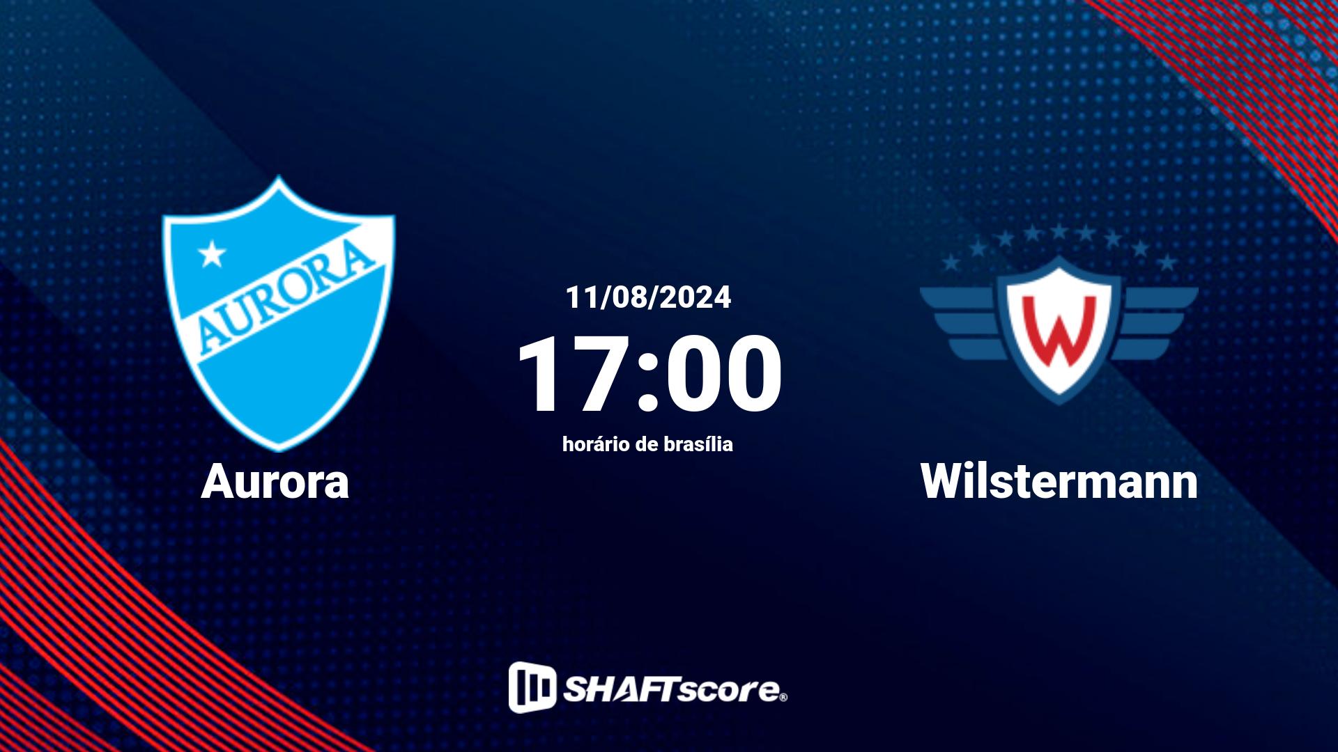 Estatísticas do jogo Aurora vs Wilstermann 11.08 17:00