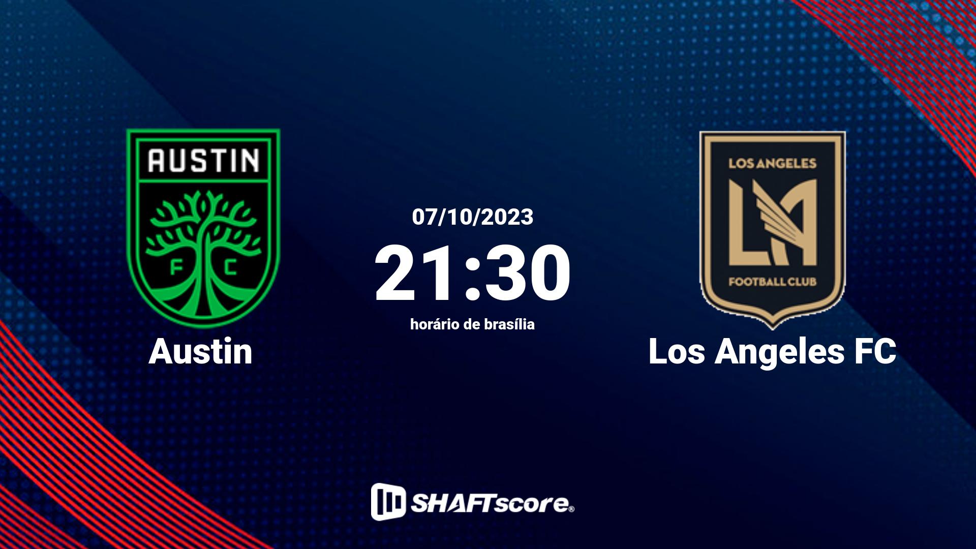 Estatísticas do jogo Austin vs Los Angeles FC 07.10 21:30