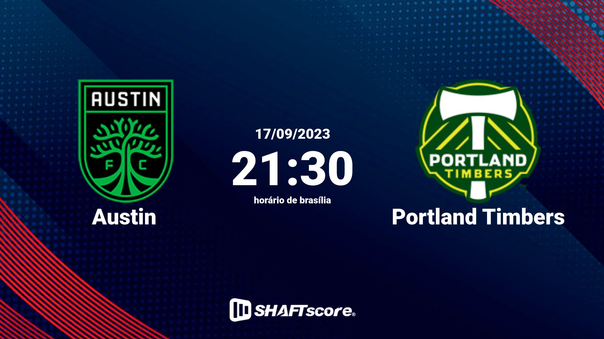 Estatísticas do jogo Austin vs Portland Timbers 17.09 21:30