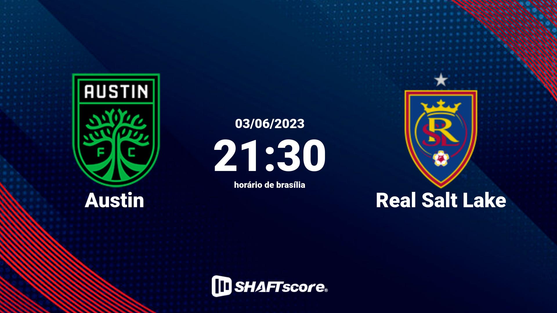 Estatísticas do jogo Austin vs Real Salt Lake 03.06 21:30