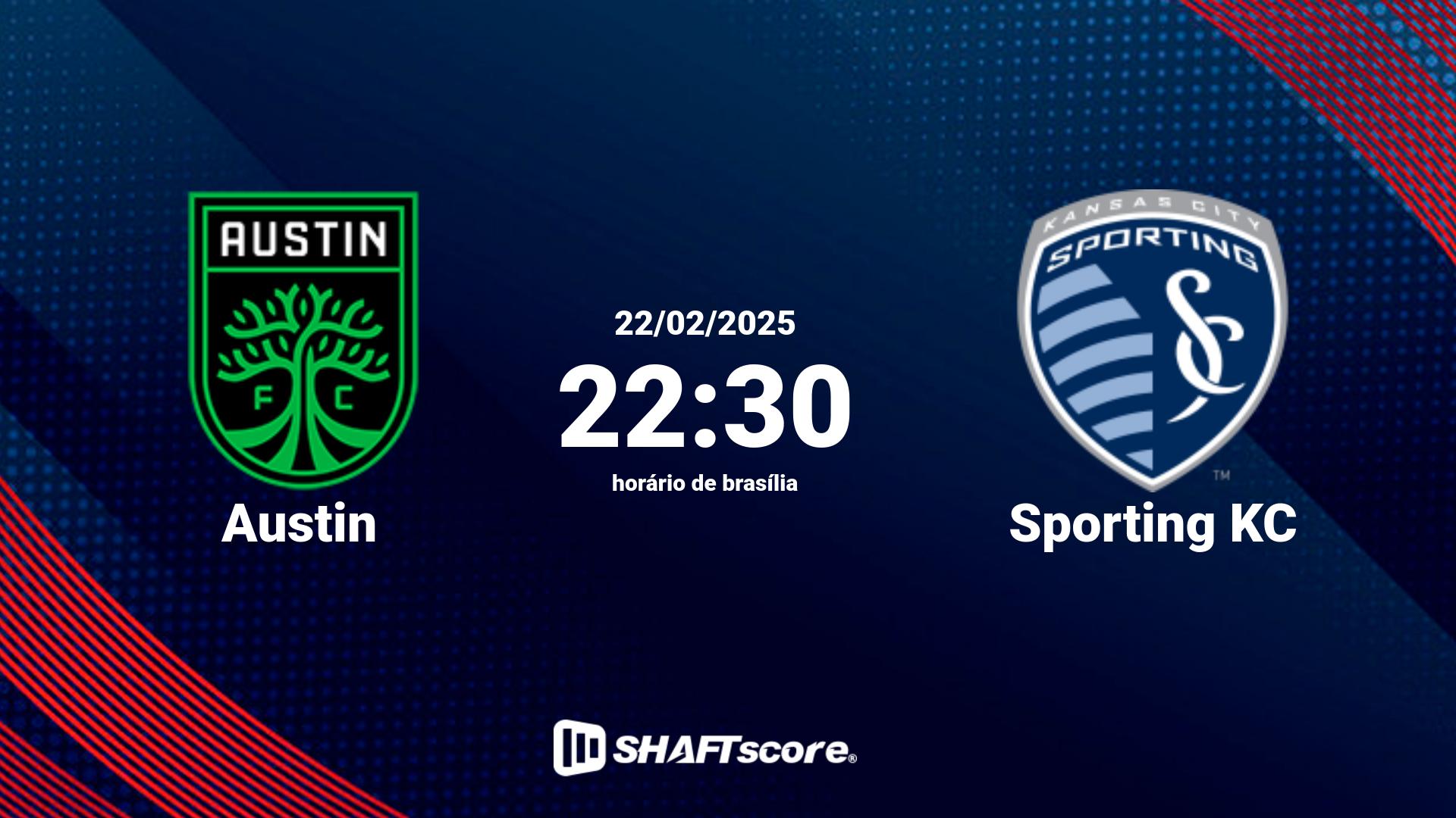 Estatísticas do jogo Austin vs Sporting KC 22.02 22:30