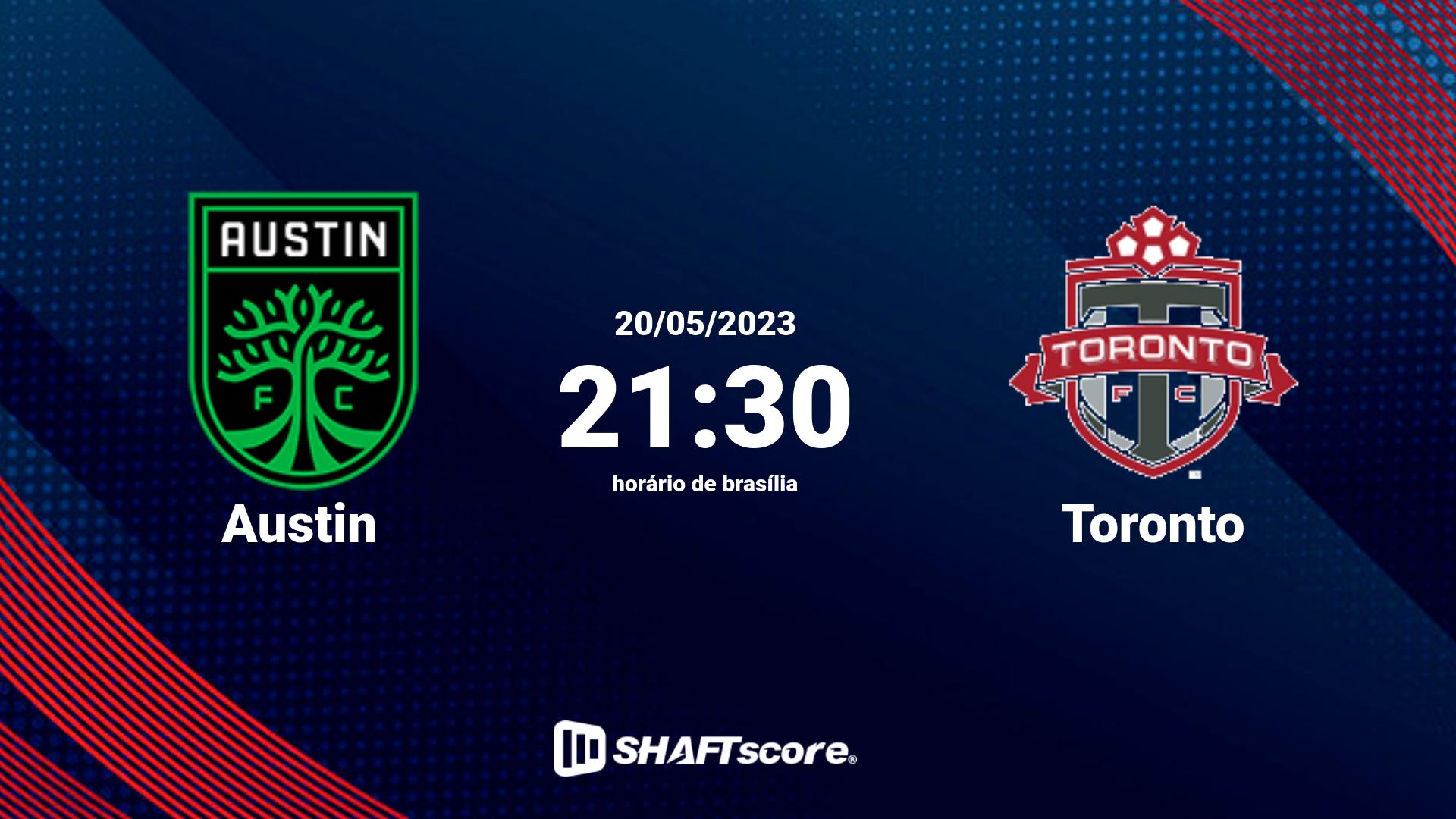 Estatísticas do jogo Austin vs Toronto 20.05 21:30