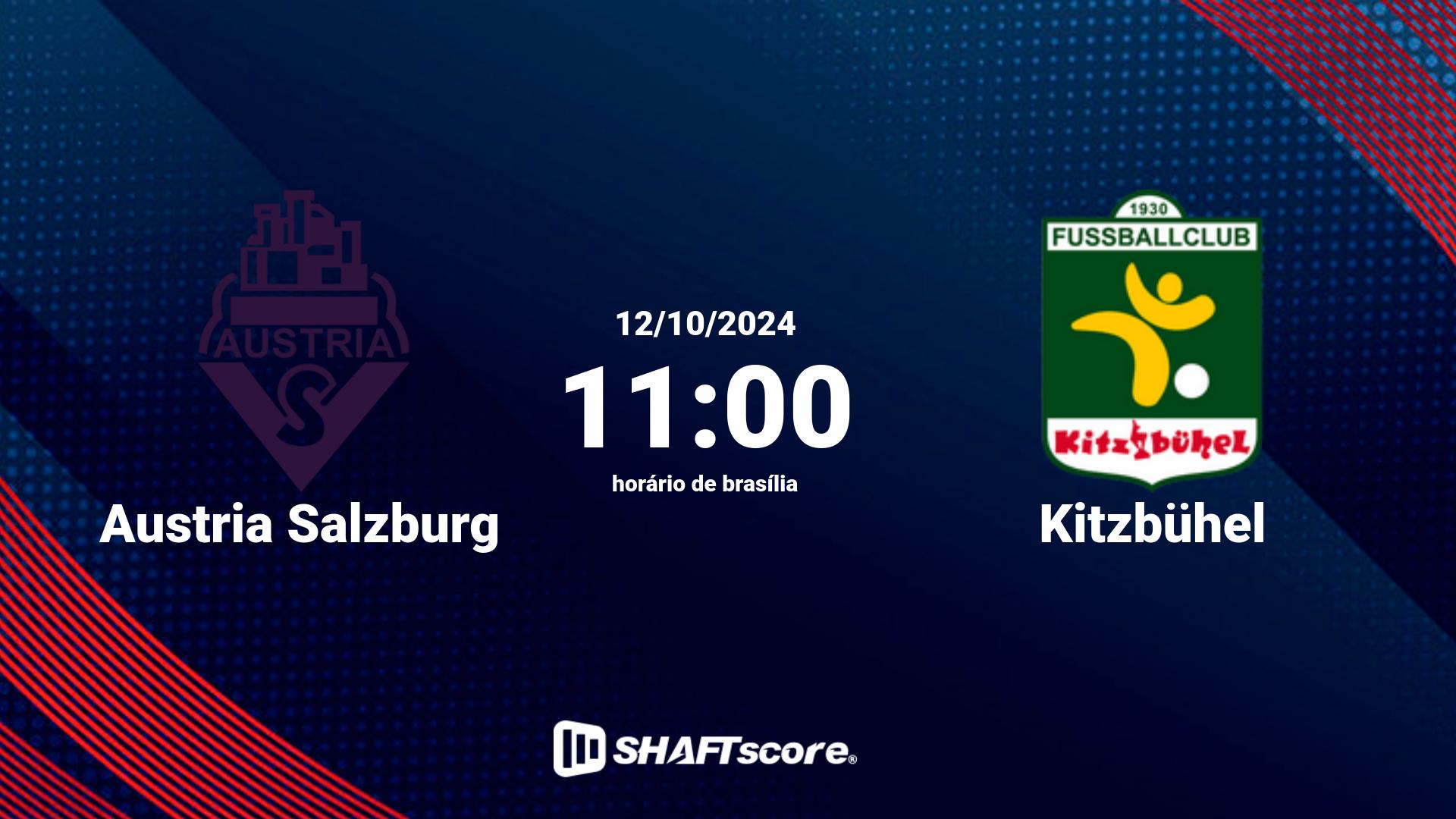 Estatísticas do jogo Austria Salzburg vs Kitzbühel 12.10 11:00