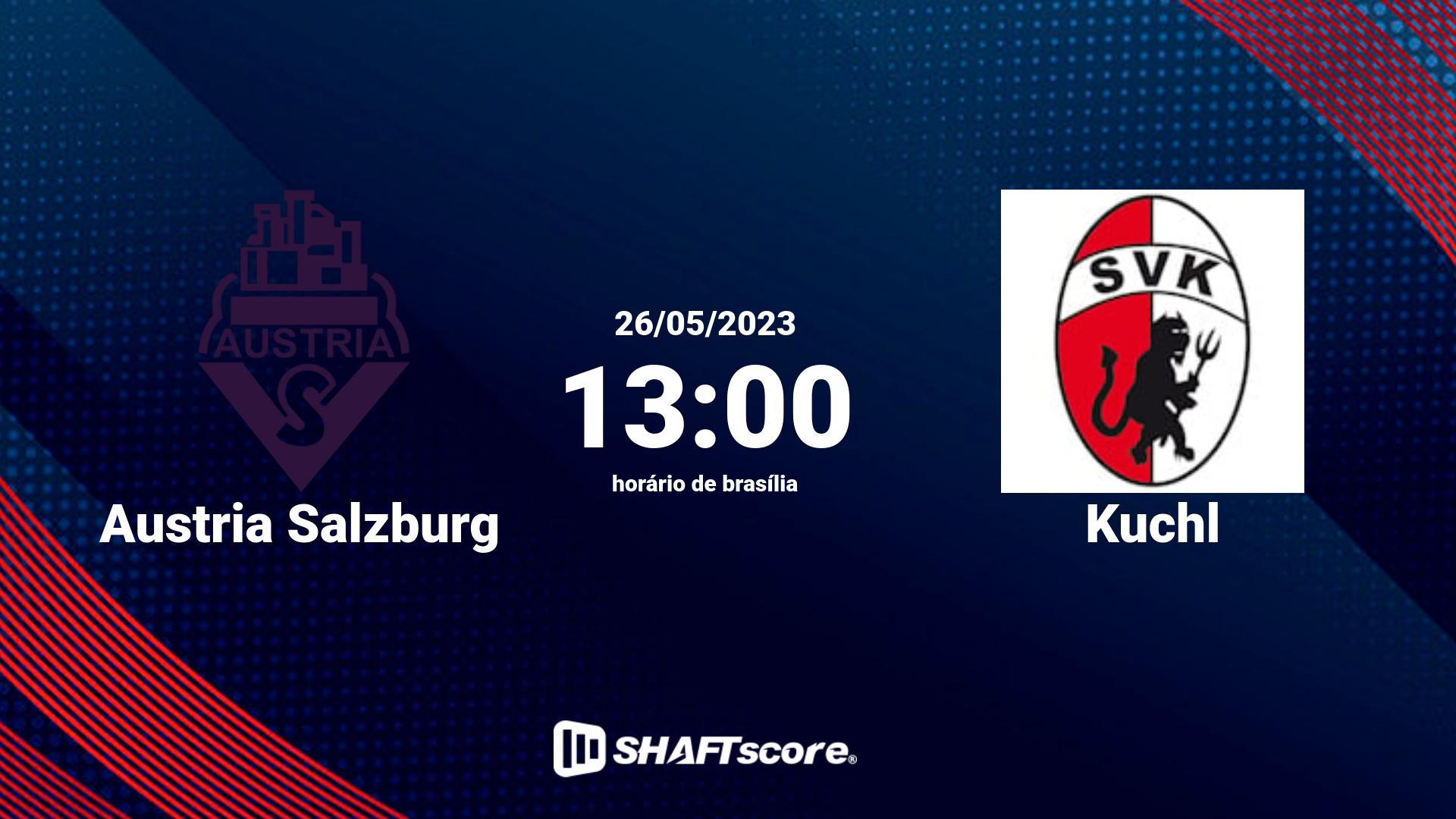 Estatísticas do jogo Austria Salzburg vs Kuchl 26.05 13:00