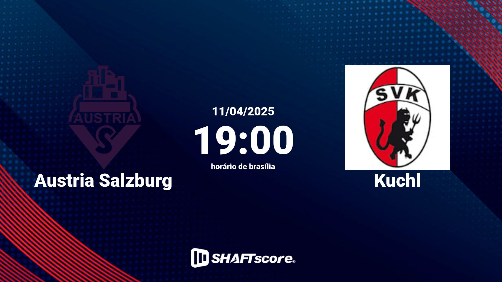 Estatísticas do jogo Austria Salzburg vs Kuchl 11.04 19:00