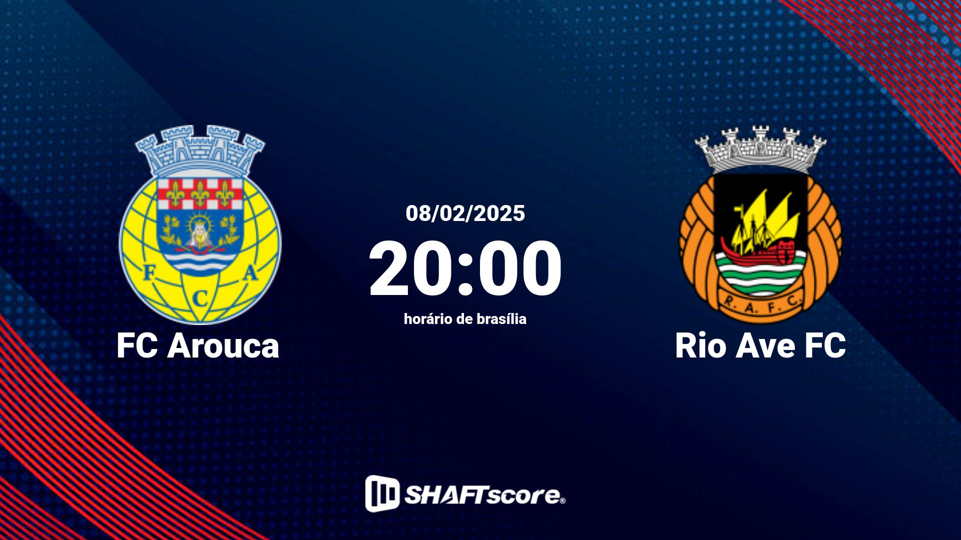 Estatísticas do jogo AVS vs Santa Clara 08.02 20:00