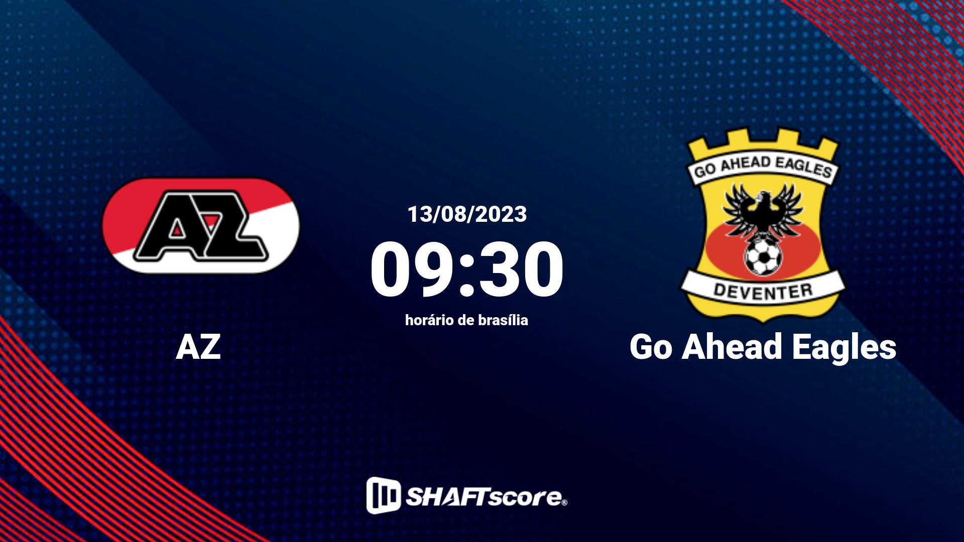 Estatísticas do jogo AZ vs Go Ahead Eagles 13.08 09:30