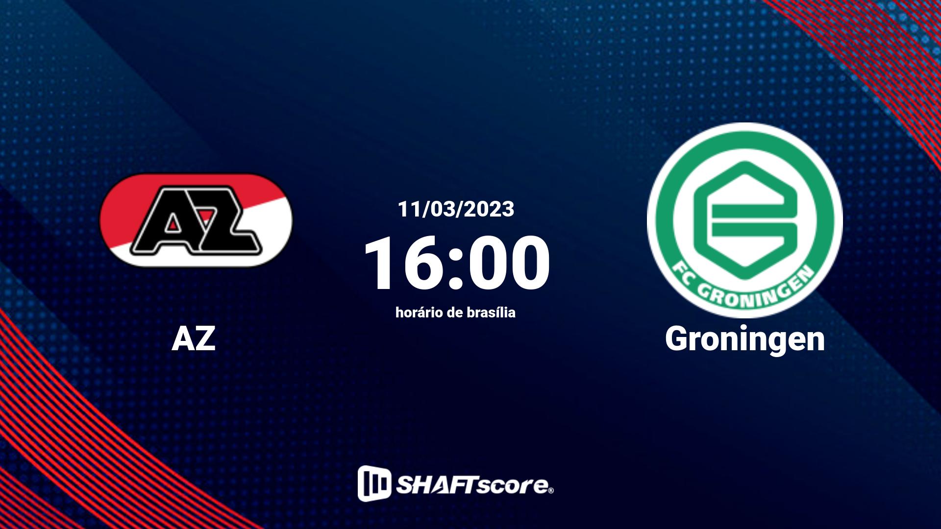 Estatísticas do jogo AZ vs Groningen 11.03 16:00