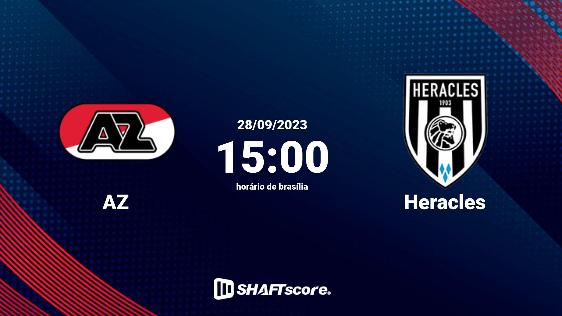 Estatísticas do jogo AZ vs Heracles 28.09 15:00