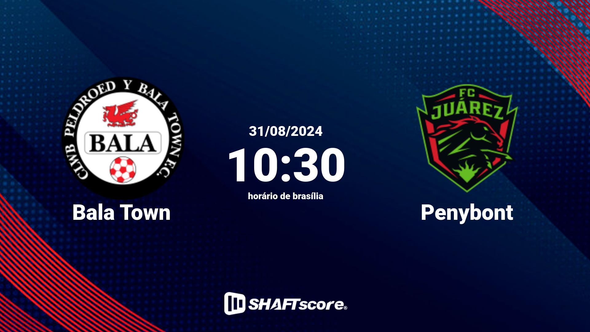 Estatísticas do jogo Bala Town vs Penybont 31.08 10:30