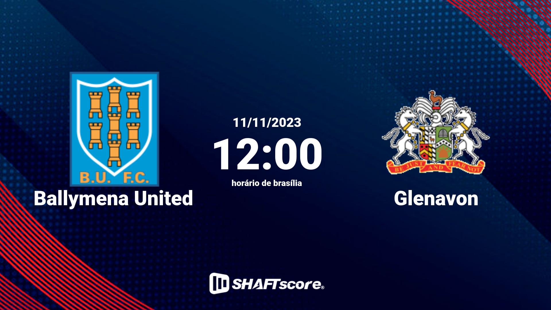 Estatísticas do jogo Ballymena United vs Glenavon 11.11 12:00