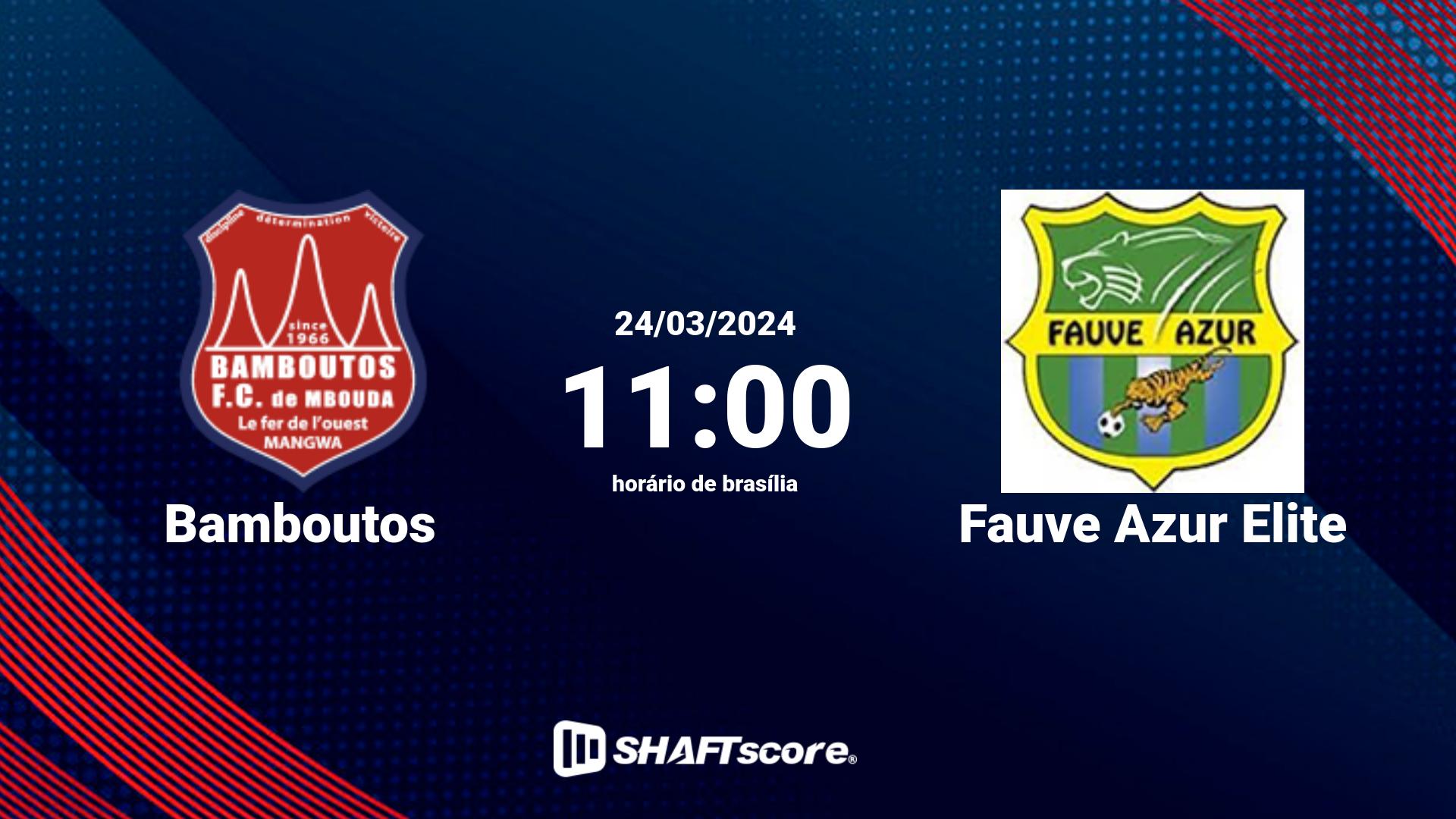 Estatísticas do jogo Bamboutos vs Fauve Azur Elite 24.03 11:00