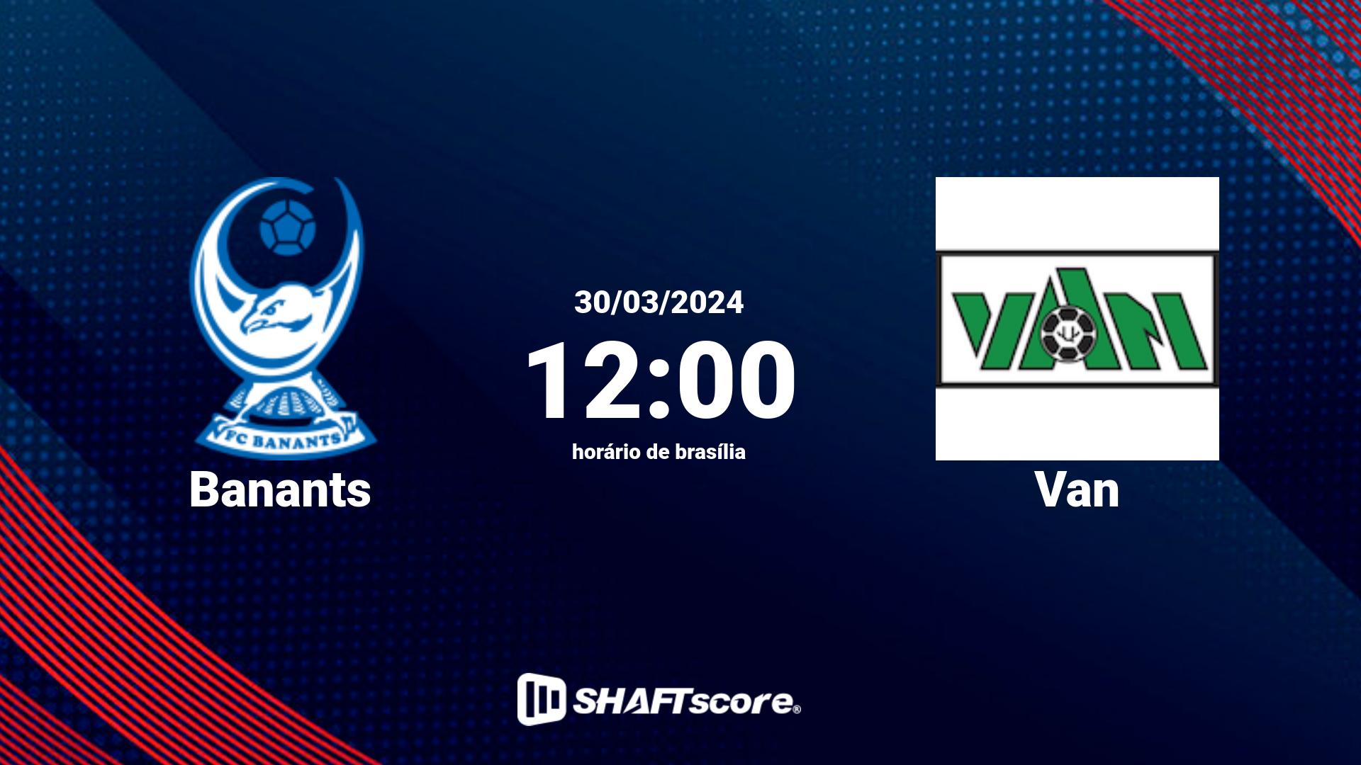 Estatísticas do jogo Banants vs Van 30.03 12:00