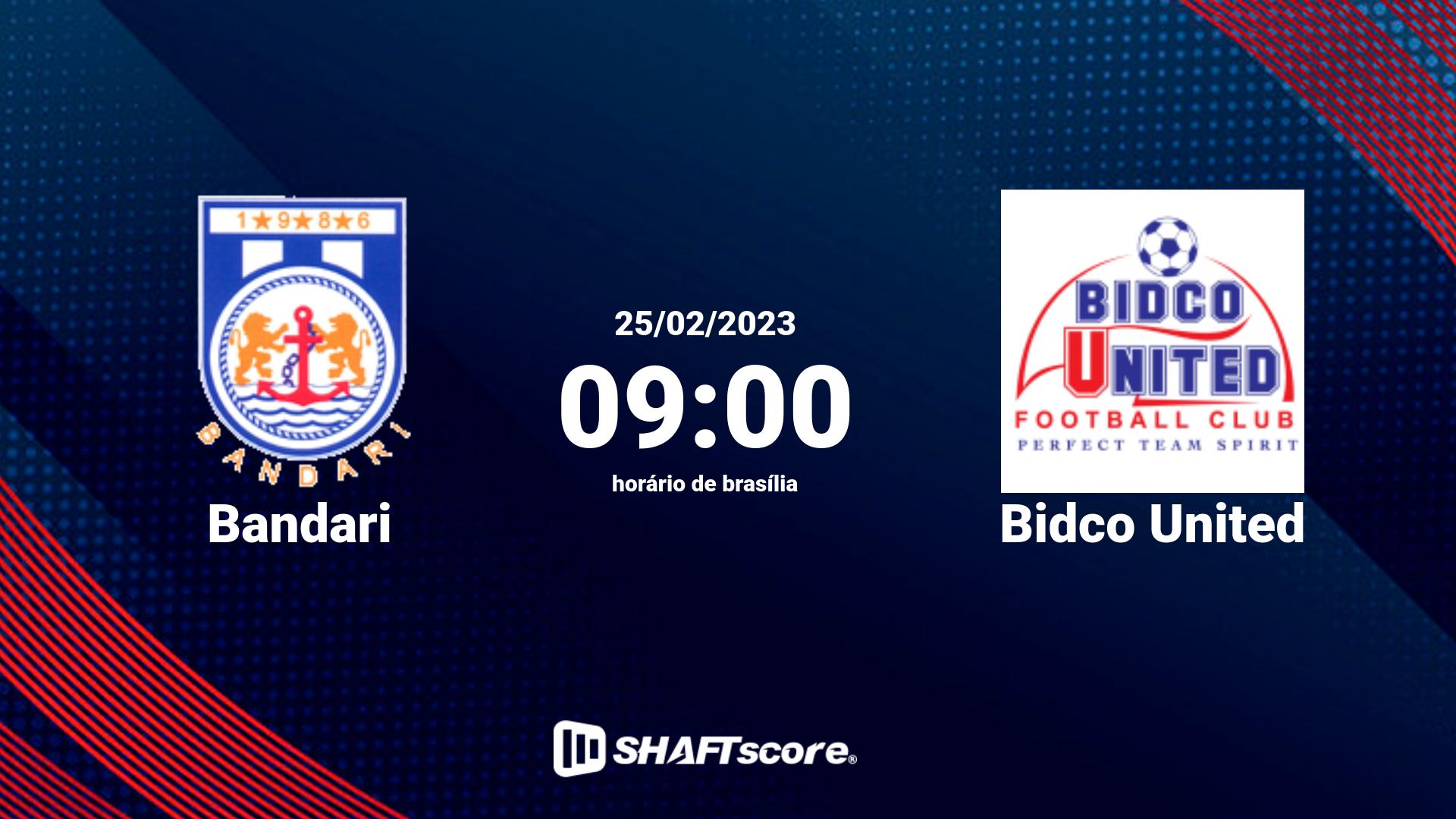 Estatísticas do jogo Bandari vs Bidco United 25.02 09:00