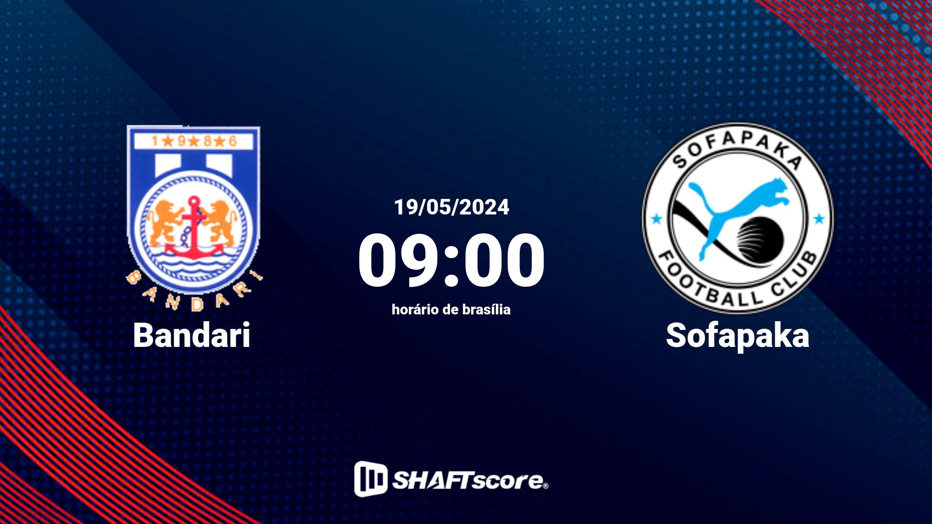 Estatísticas do jogo Bandari vs Sofapaka 19.05 09:00