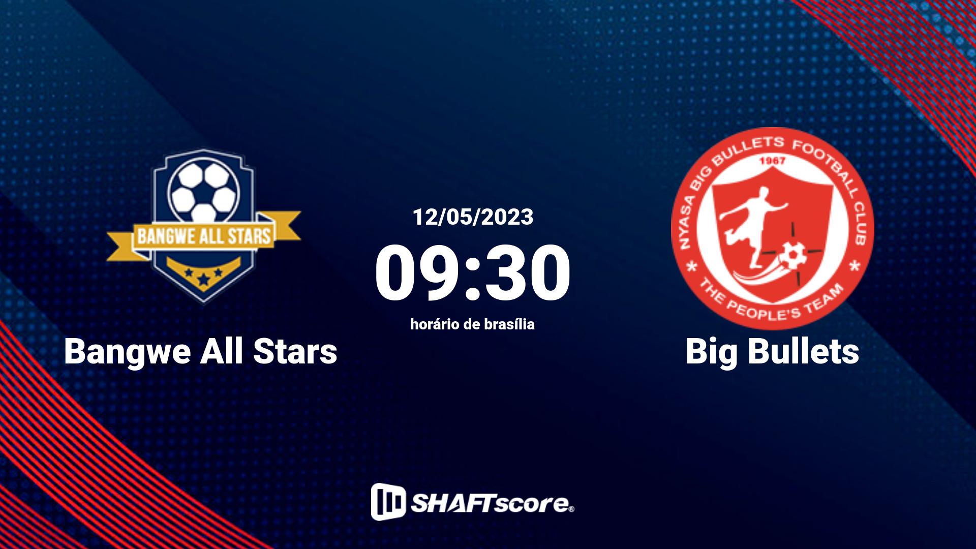 Estatísticas do jogo Bangwe All Stars vs Big Bullets 12.05 09:30