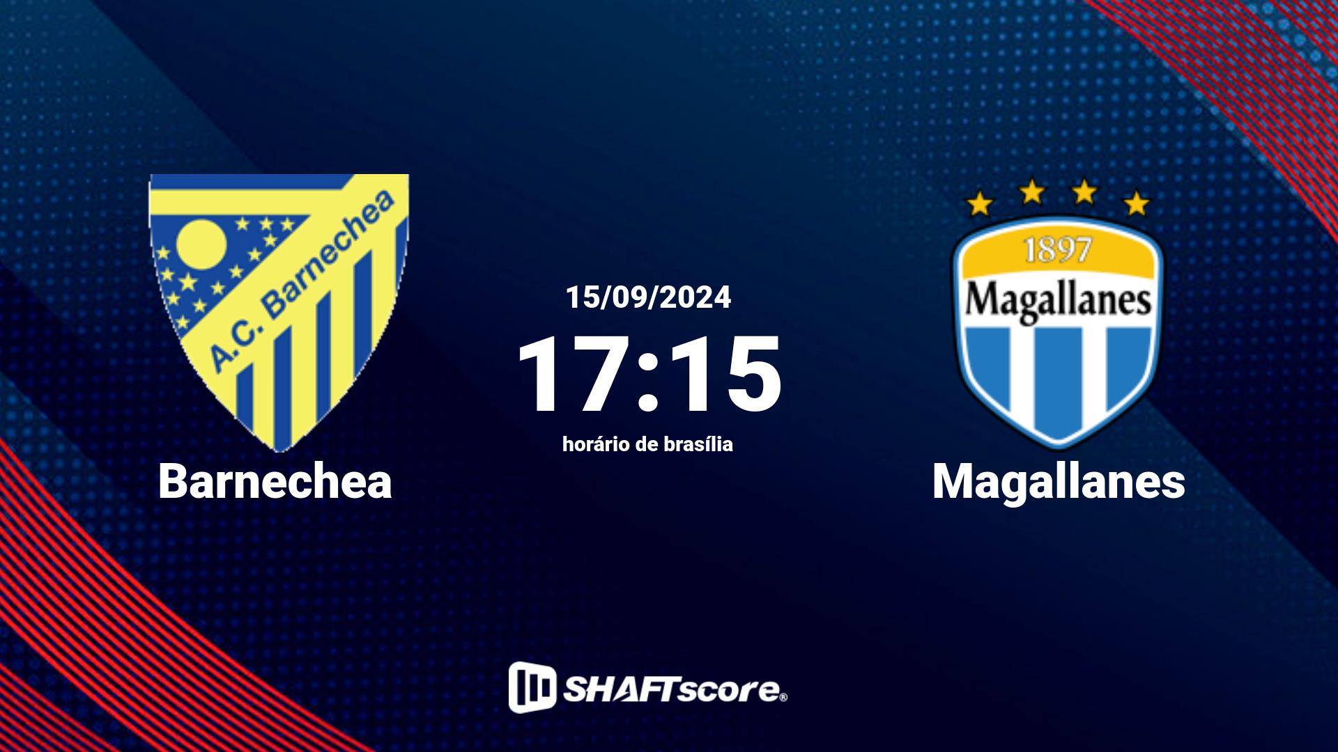 Estatísticas do jogo Barnechea vs Magallanes 15.09 17:15