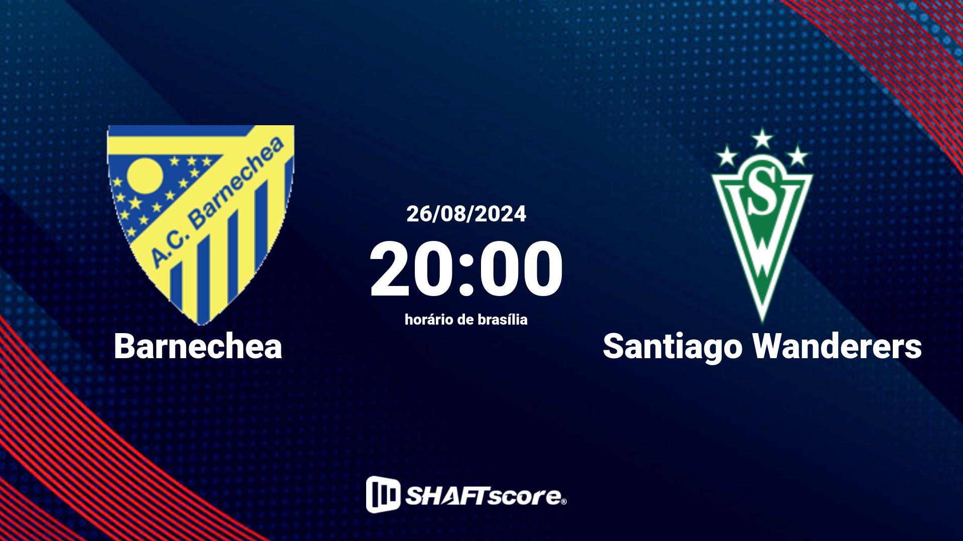 Estatísticas do jogo Barnechea vs Santiago Wanderers 26.08 20:00