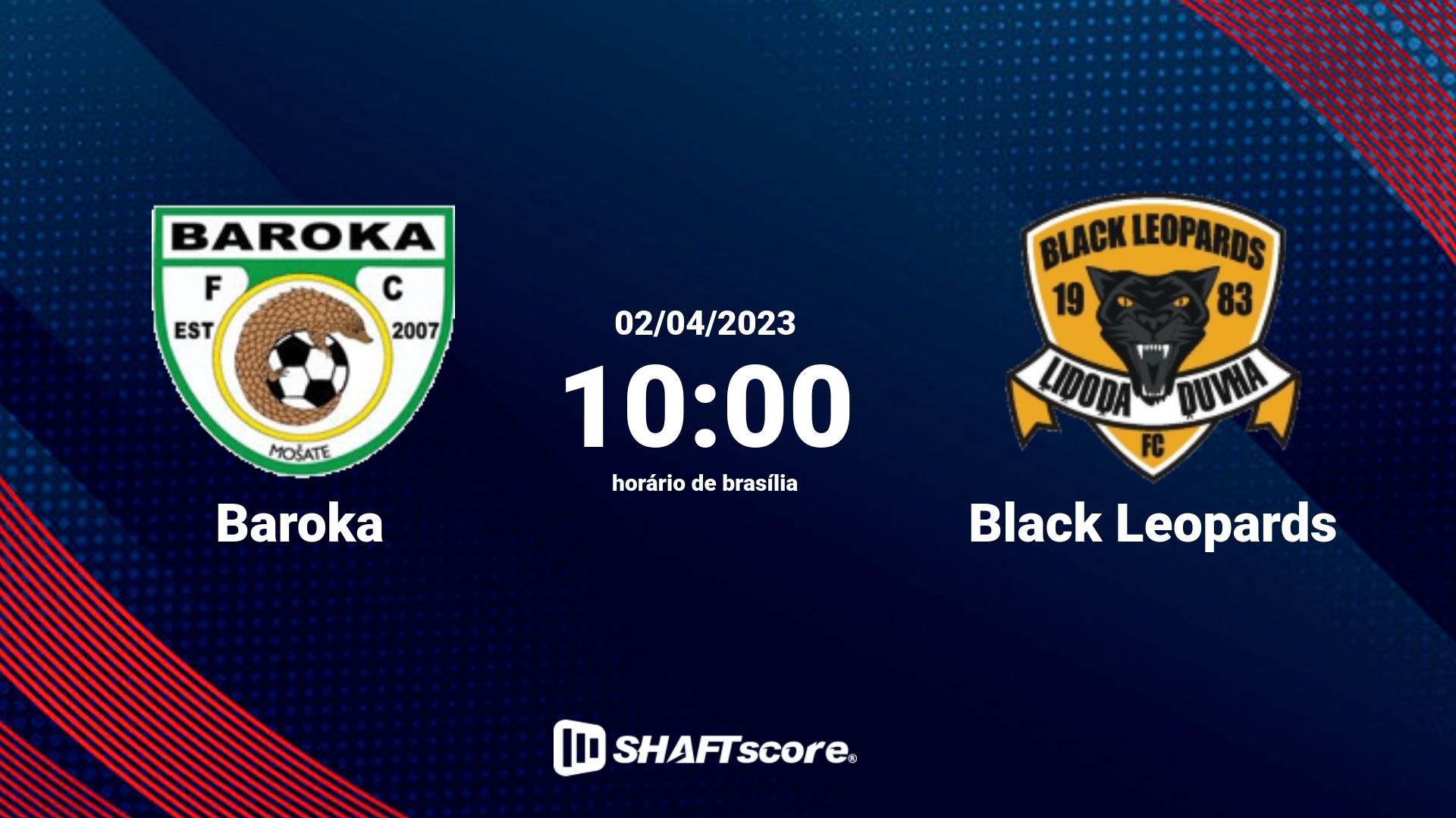 Estatísticas do jogo Baroka vs Black Leopards 02.04 10:00