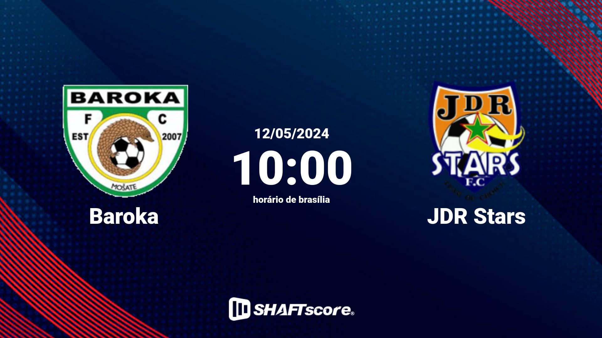 Estatísticas do jogo Baroka vs JDR Stars 12.05 10:00