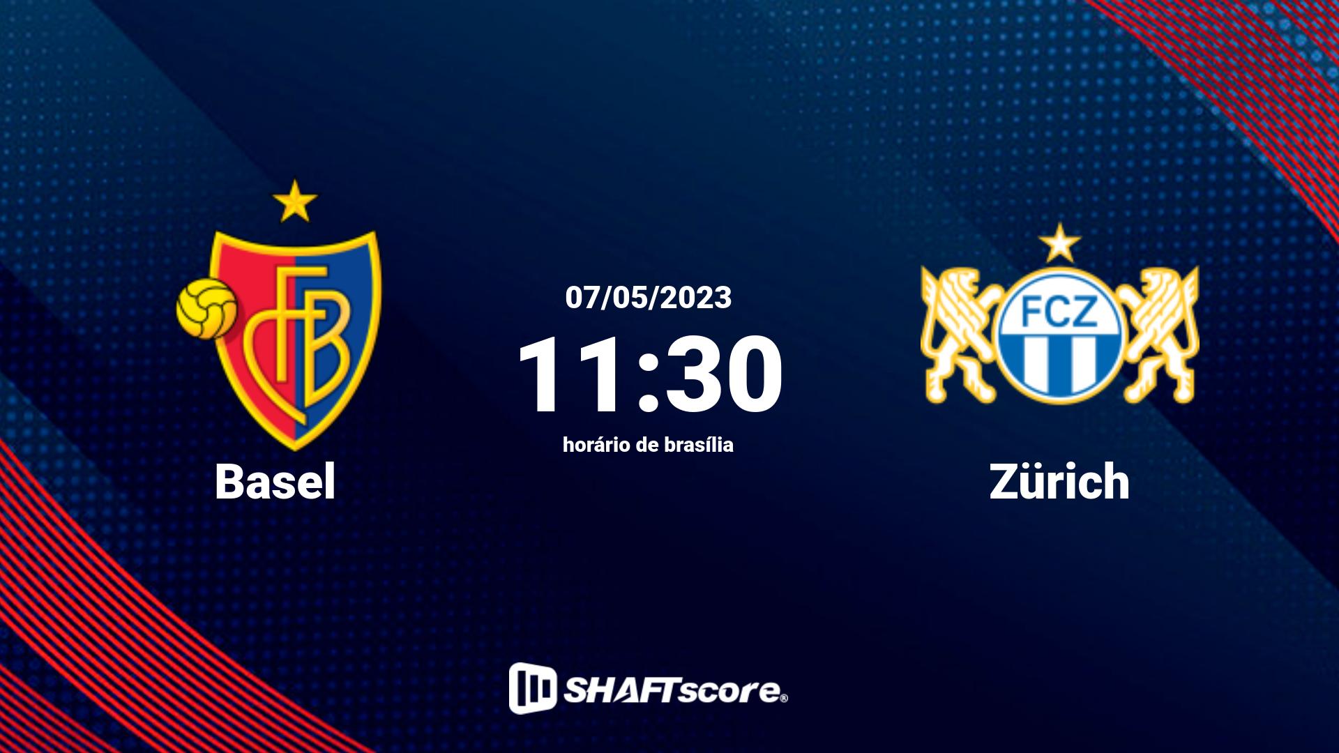 Estatísticas do jogo Basel vs Zürich 07.05 11:30