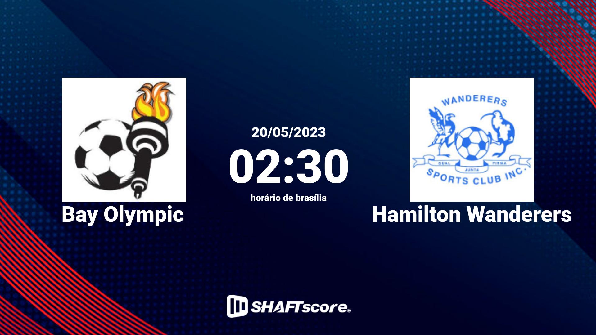 Estatísticas do jogo Bay Olympic vs Hamilton Wanderers 20.05 02:30
