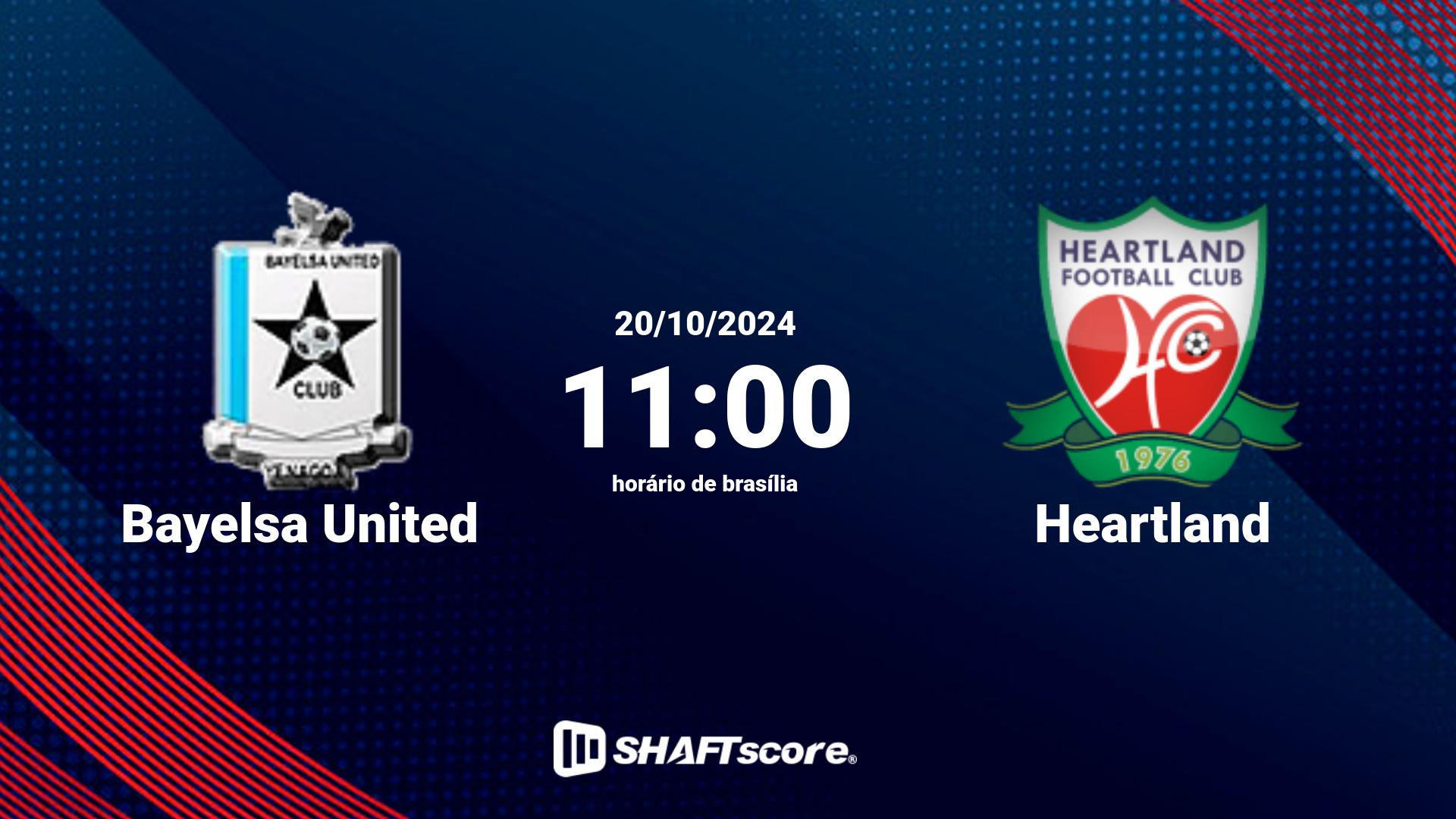 Estatísticas do jogo Bayelsa United vs Heartland 20.10 11:00