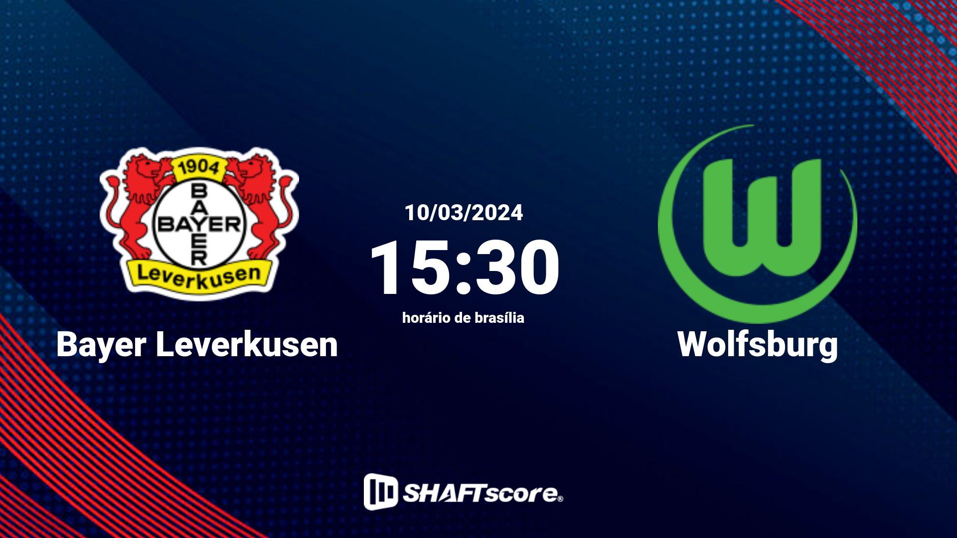 Estatísticas do jogo Bayer Leverkusen vs Wolfsburg 10.03 15:30