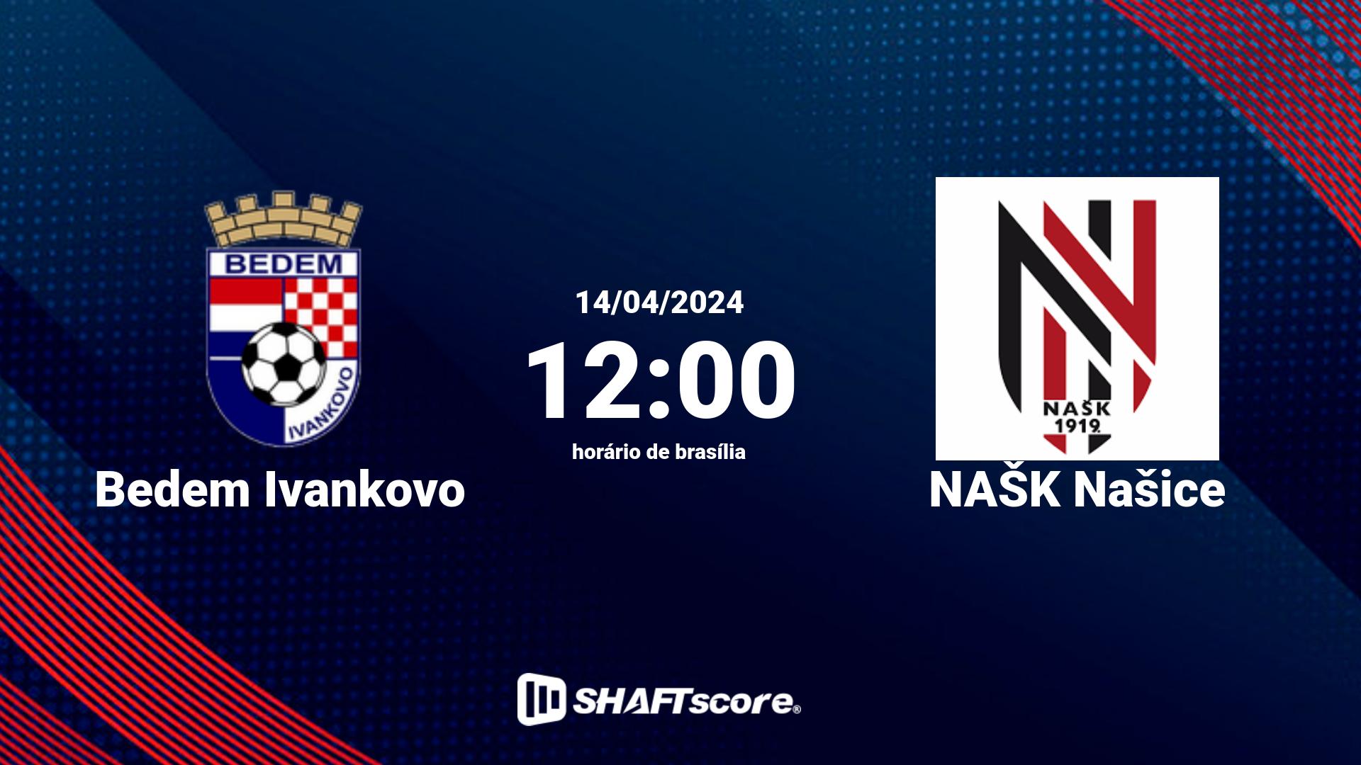 Estatísticas do jogo Bedem Ivankovo vs NAŠK Našice 14.04 12:00