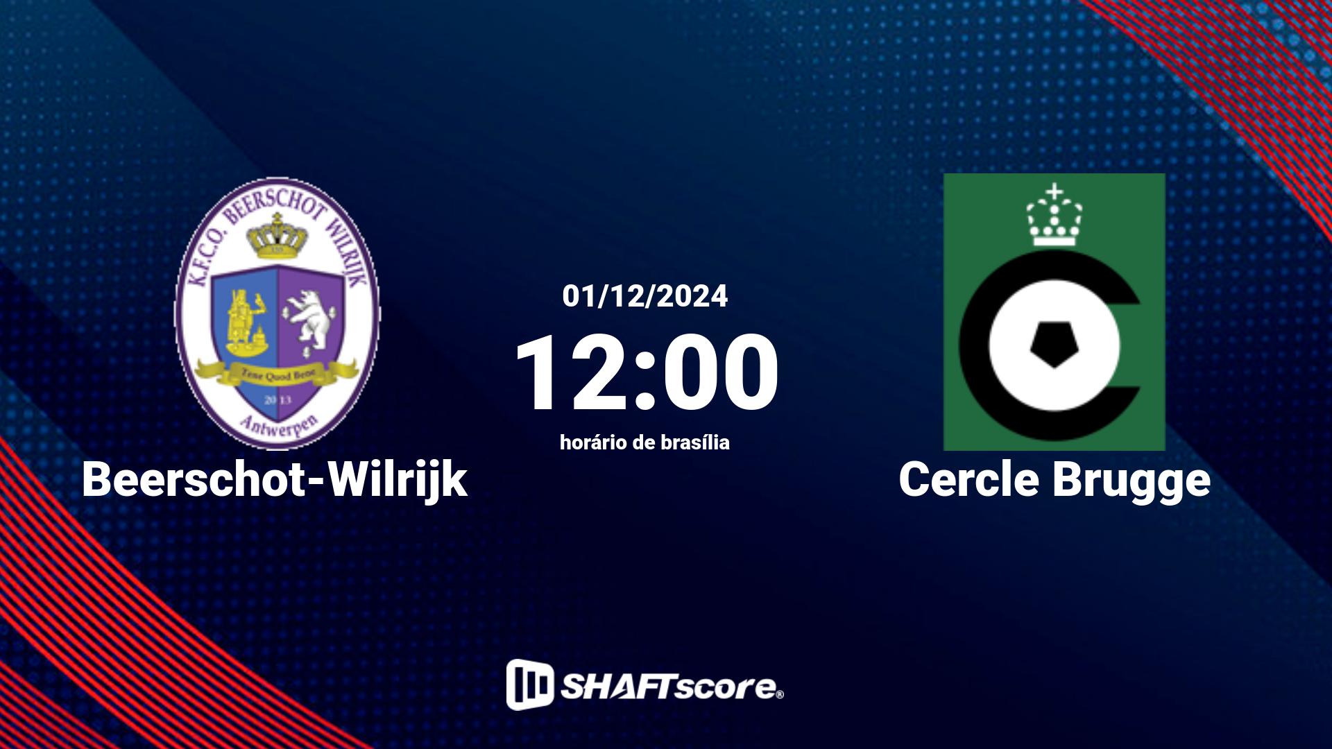 Estatísticas do jogo Beerschot-Wilrijk vs Cercle Brugge 01.12 12:00