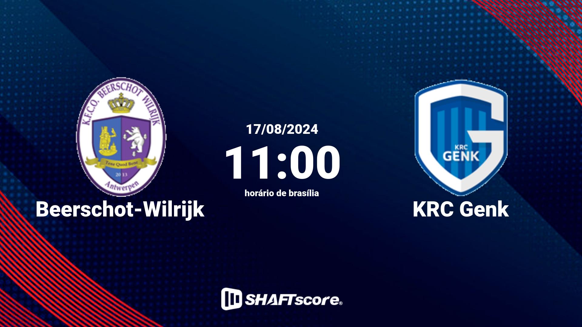 Estatísticas do jogo Beerschot-Wilrijk vs KRC Genk 17.08 11:00