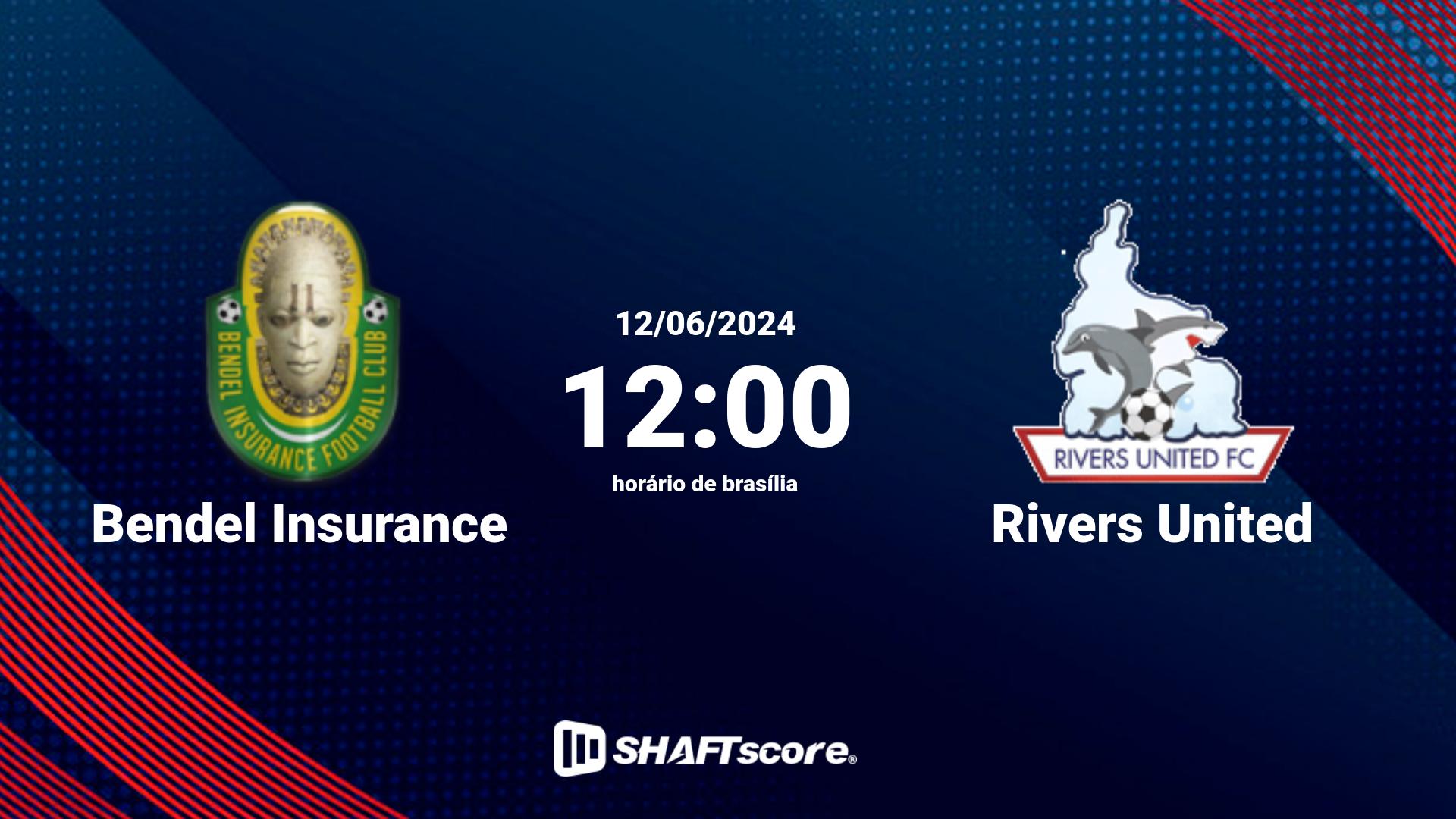 Estatísticas do jogo Bendel Insurance vs Rivers United 12.06 12:00