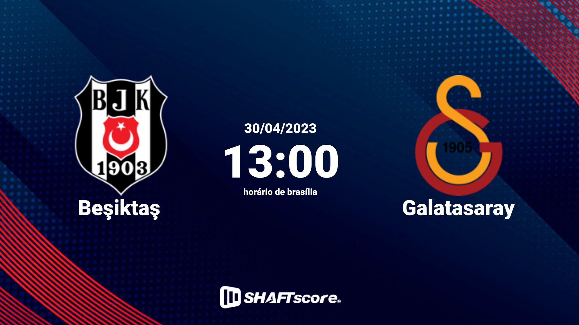 Estatísticas do jogo Beşiktaş vs Galatasaray 30.04 13:00