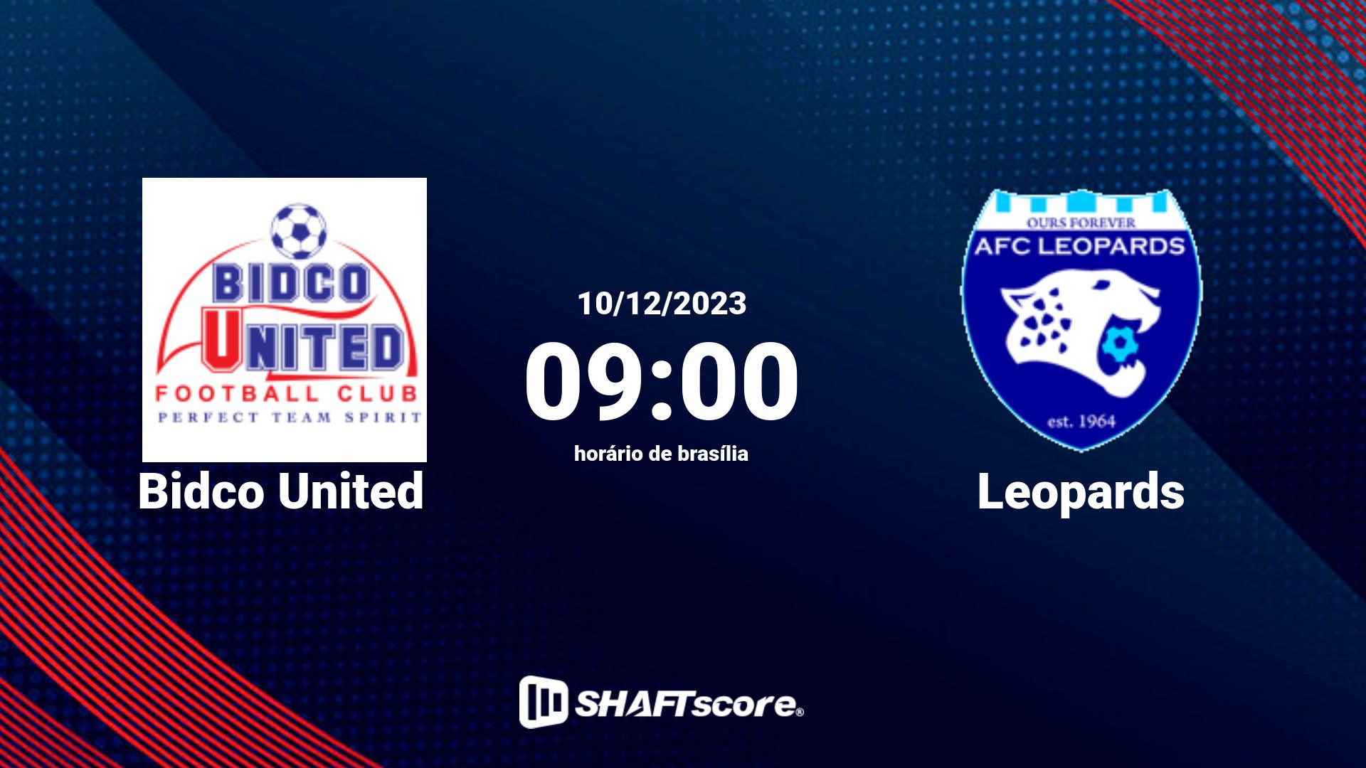 Estatísticas do jogo Bidco United vs Leopards 10.12 09:00