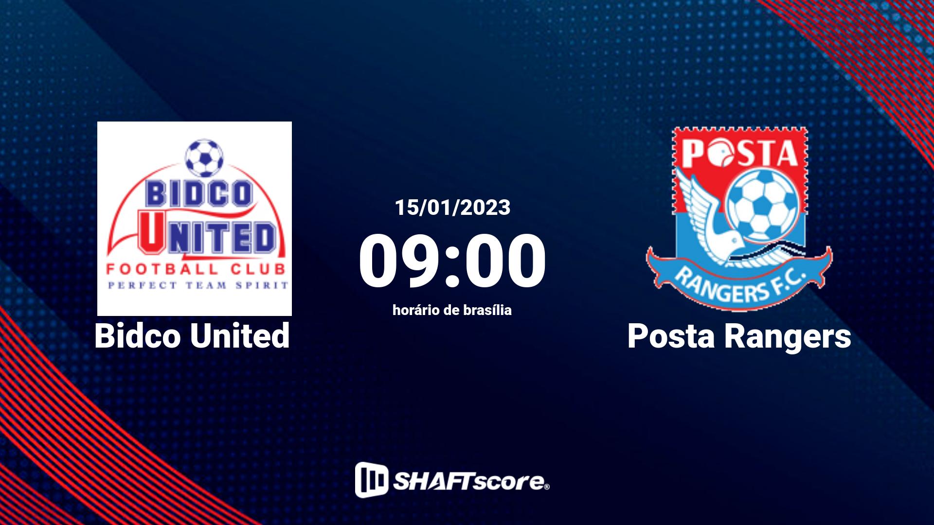 Estatísticas do jogo Bidco United vs Posta Rangers 15.01 09:00