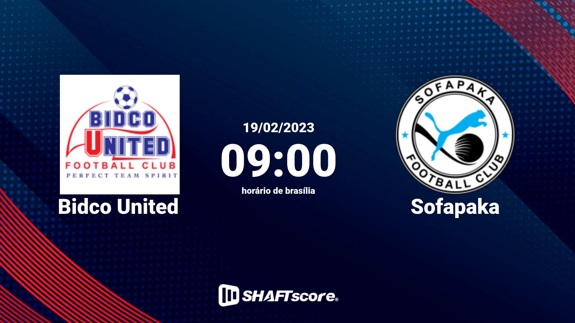 Estatísticas do jogo Bidco United vs Sofapaka 19.02 09:00