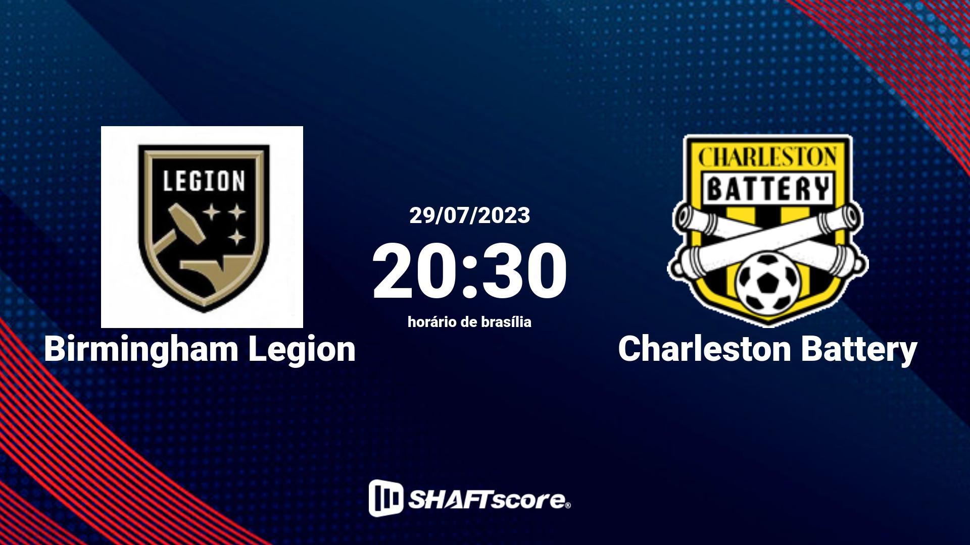 Estatísticas do jogo Birmingham Legion vs Charleston Battery 29.07 20:30