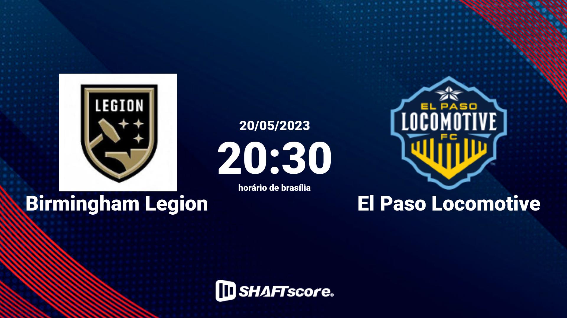 Estatísticas do jogo Birmingham Legion vs El Paso Locomotive 20.05 20:30