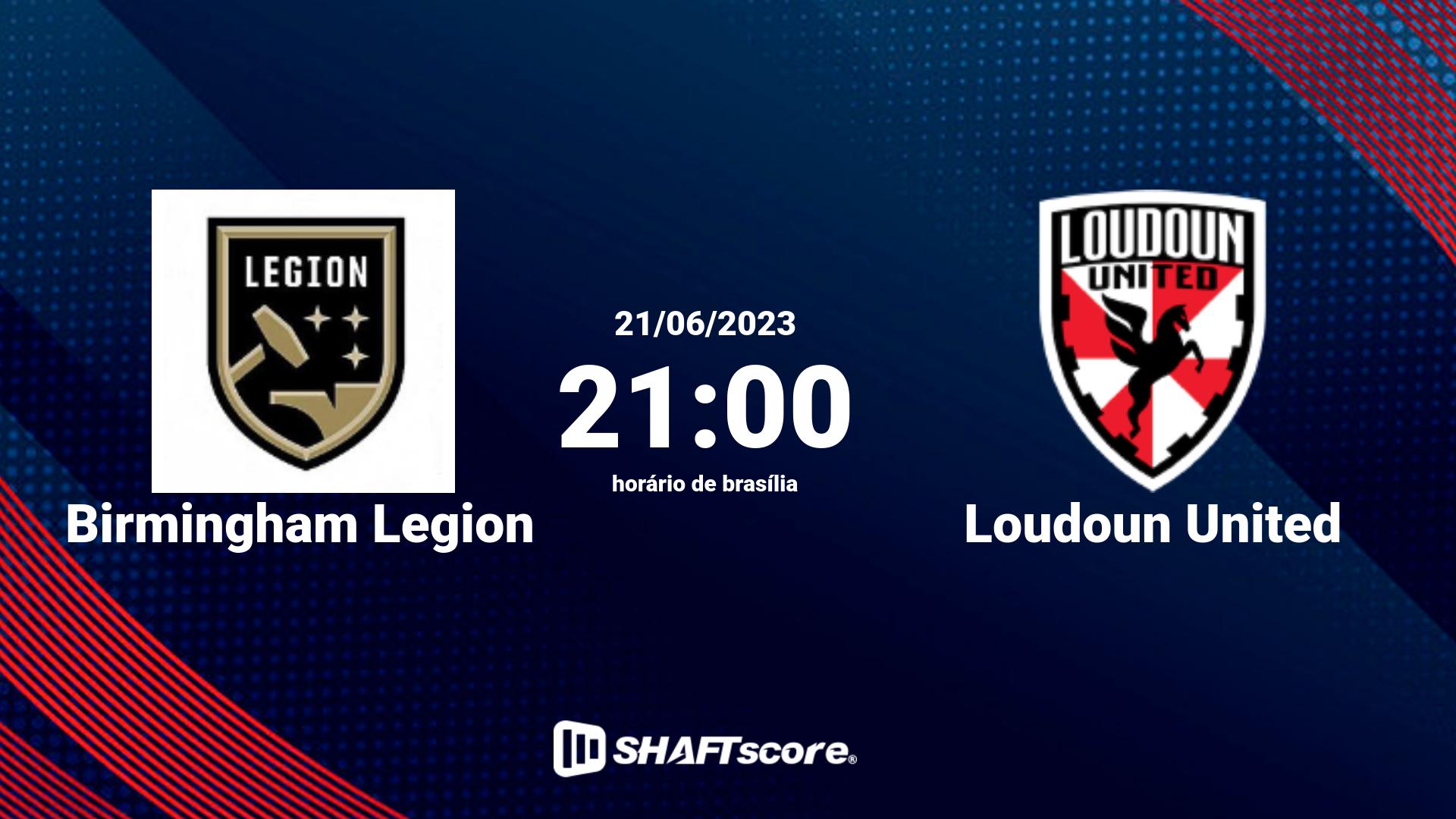 Estatísticas do jogo Birmingham Legion vs Loudoun United 21.06 21:00