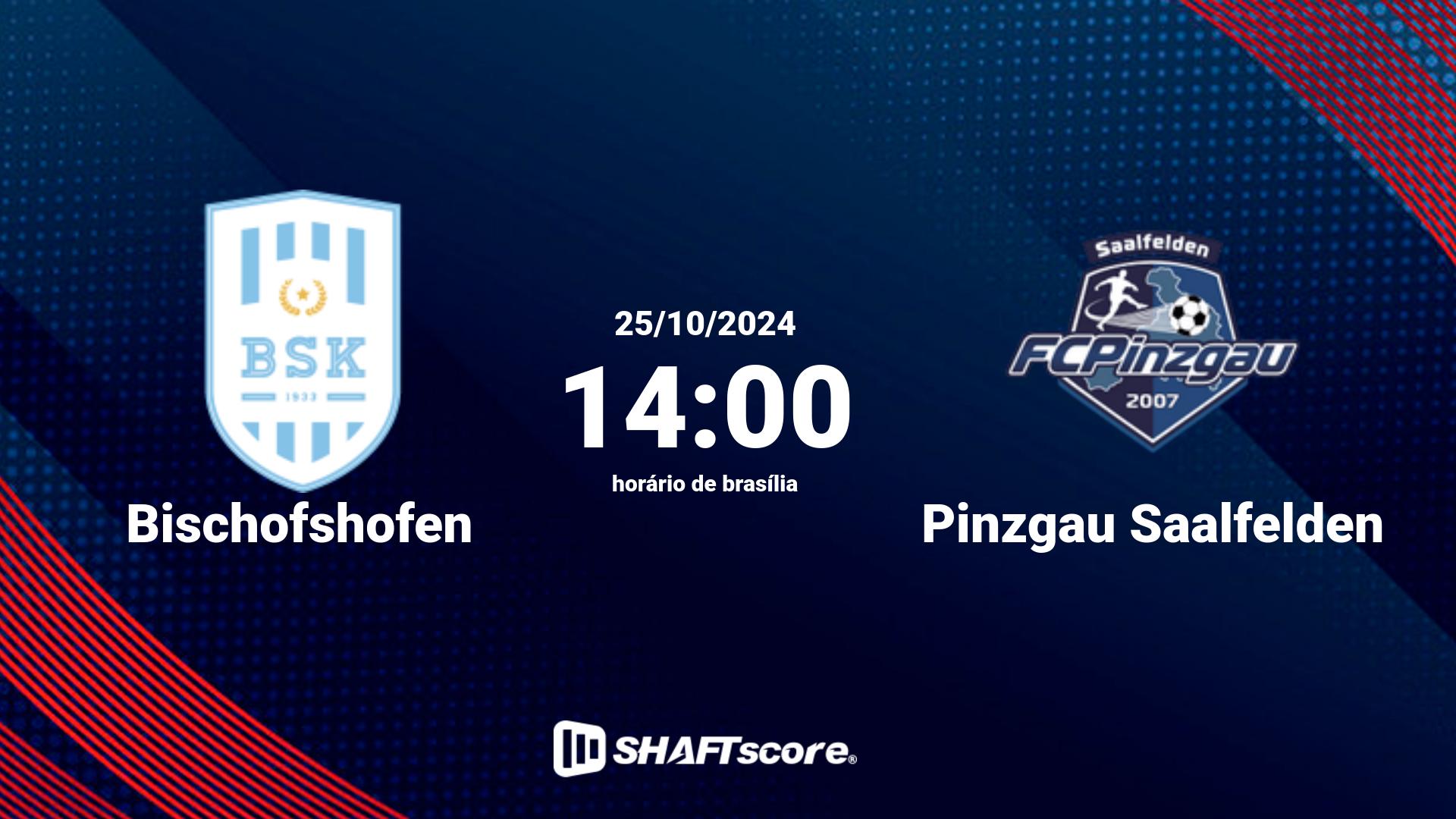 Estatísticas do jogo Bischofshofen vs Pinzgau Saalfelden 25.10 14:00