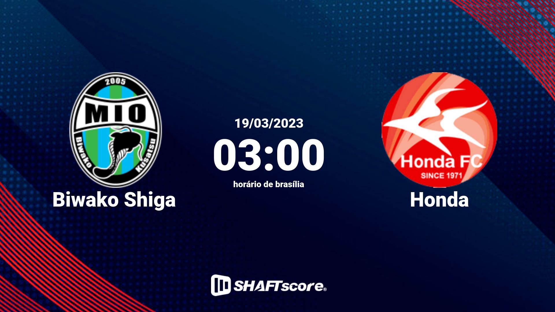 Estatísticas do jogo Biwako Shiga vs Honda 19.03 03:00