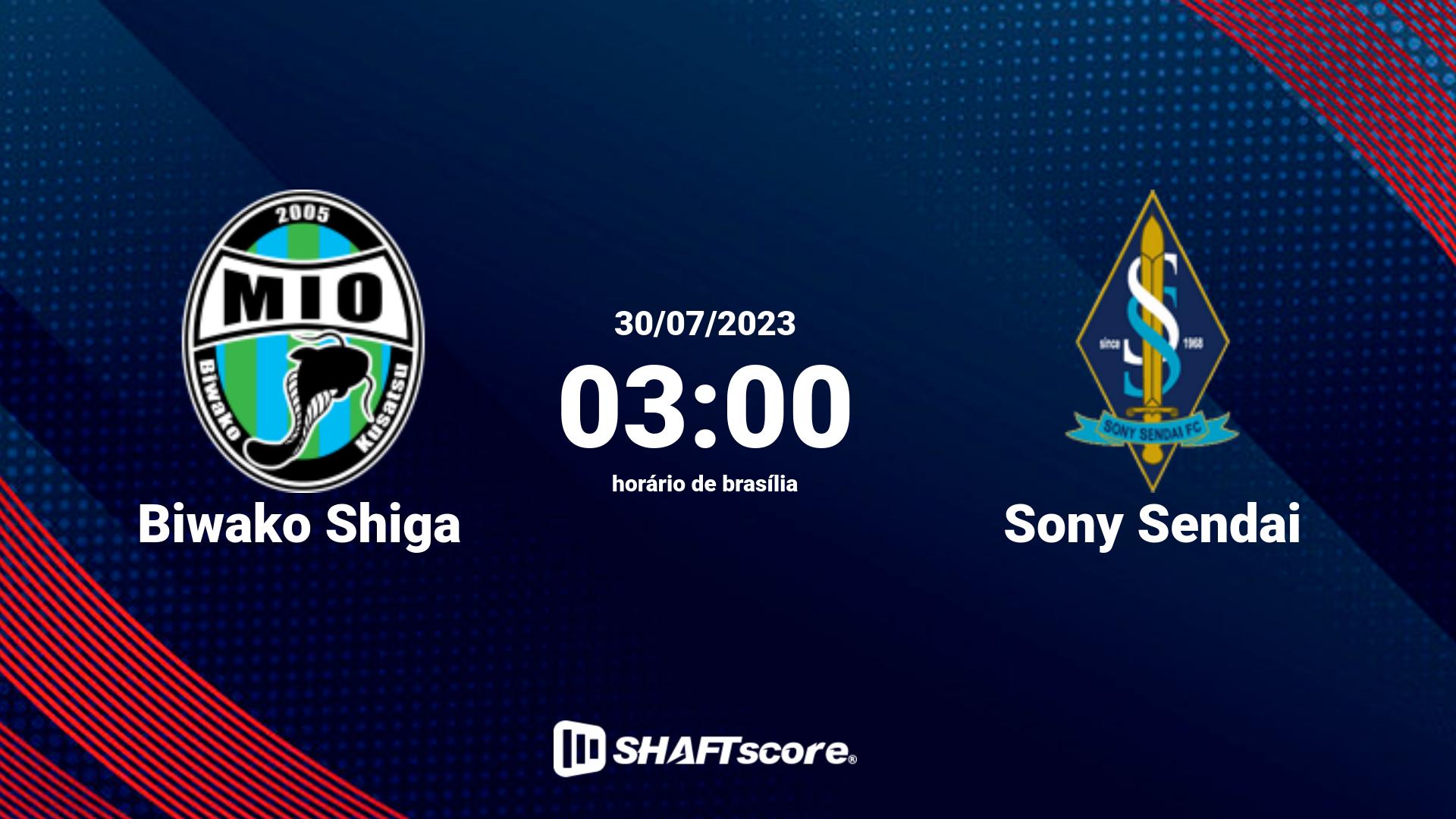 Estatísticas do jogo Biwako Shiga vs Sony Sendai 30.07 03:00