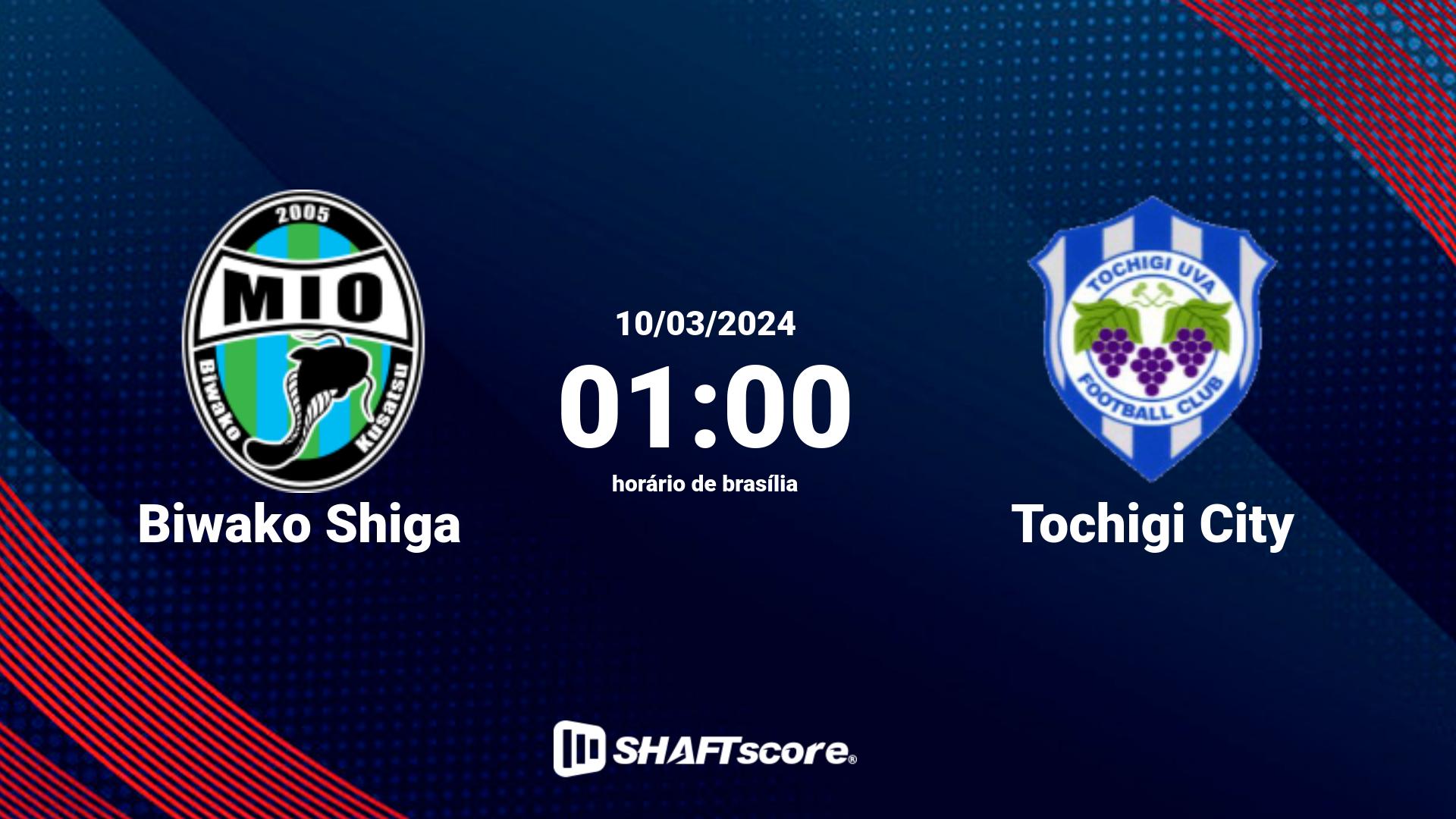 Estatísticas do jogo Biwako Shiga vs Tochigi City 10.03 01:00