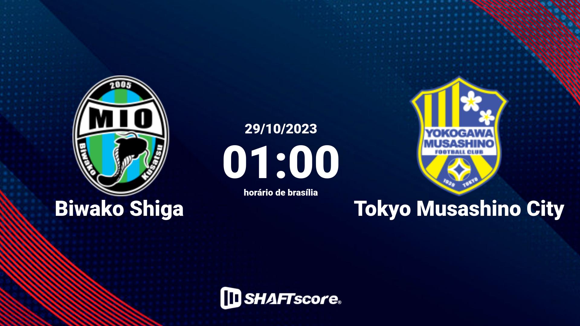 Estatísticas do jogo Biwako Shiga vs Tokyo Musashino City 29.10 01:00