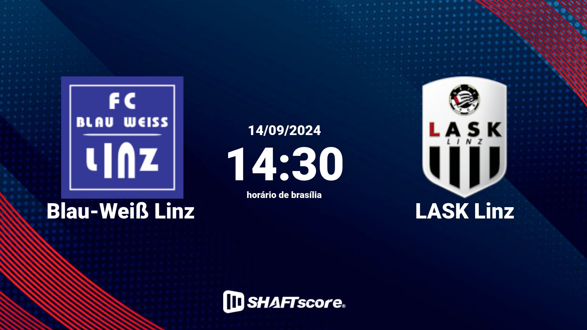 Estatísticas do jogo Blau-Weiß Linz vs LASK Linz 14.09 14:30