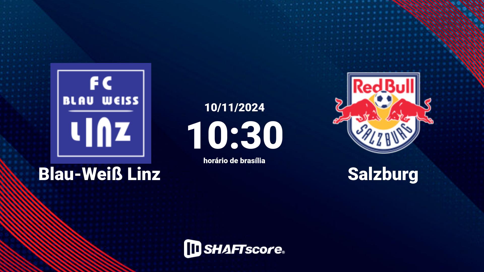 Estatísticas do jogo Blau-Weiß Linz vs Salzburg 10.11 10:30