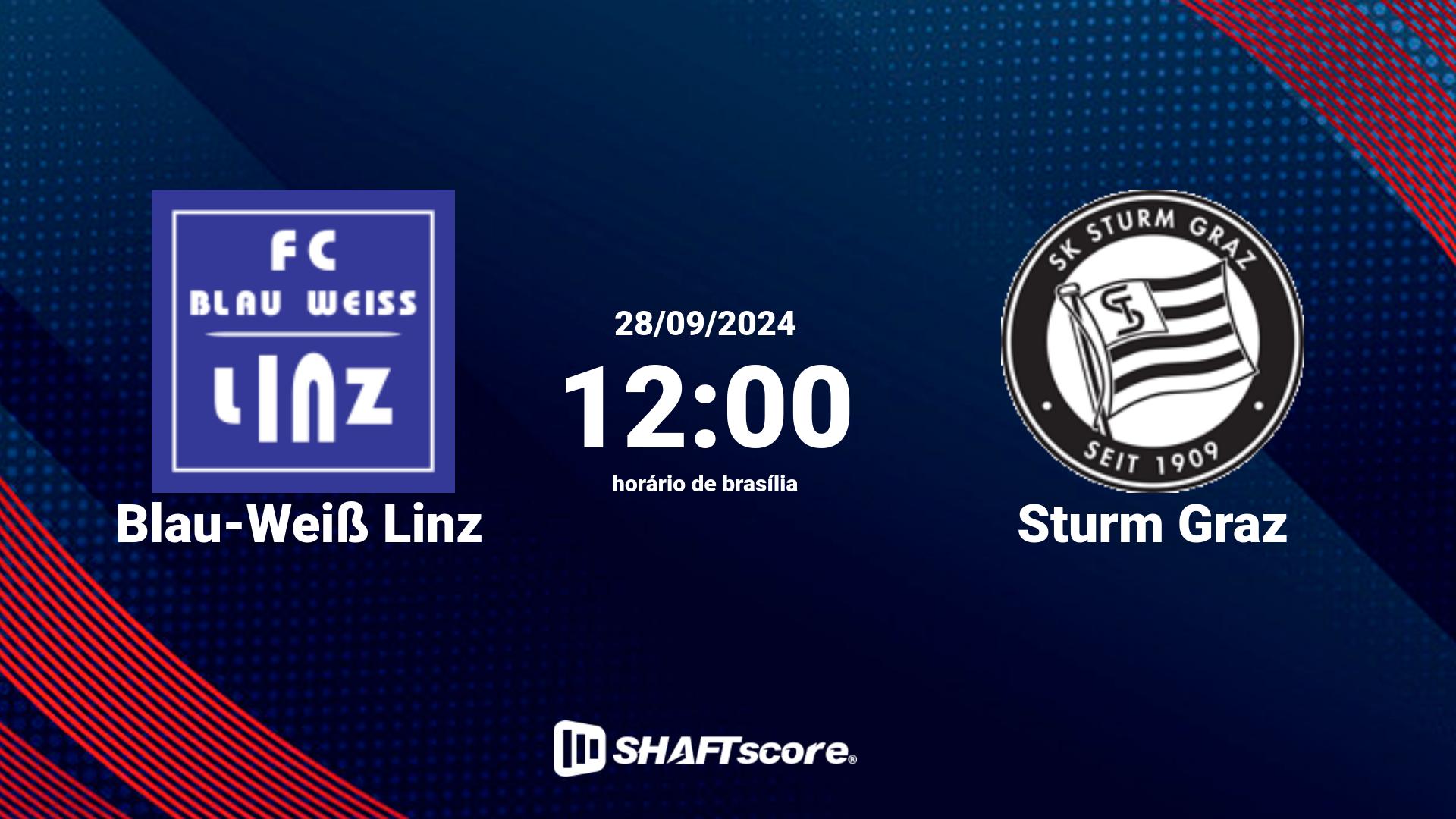 Estatísticas do jogo Blau-Weiß Linz vs Sturm Graz 28.09 12:00