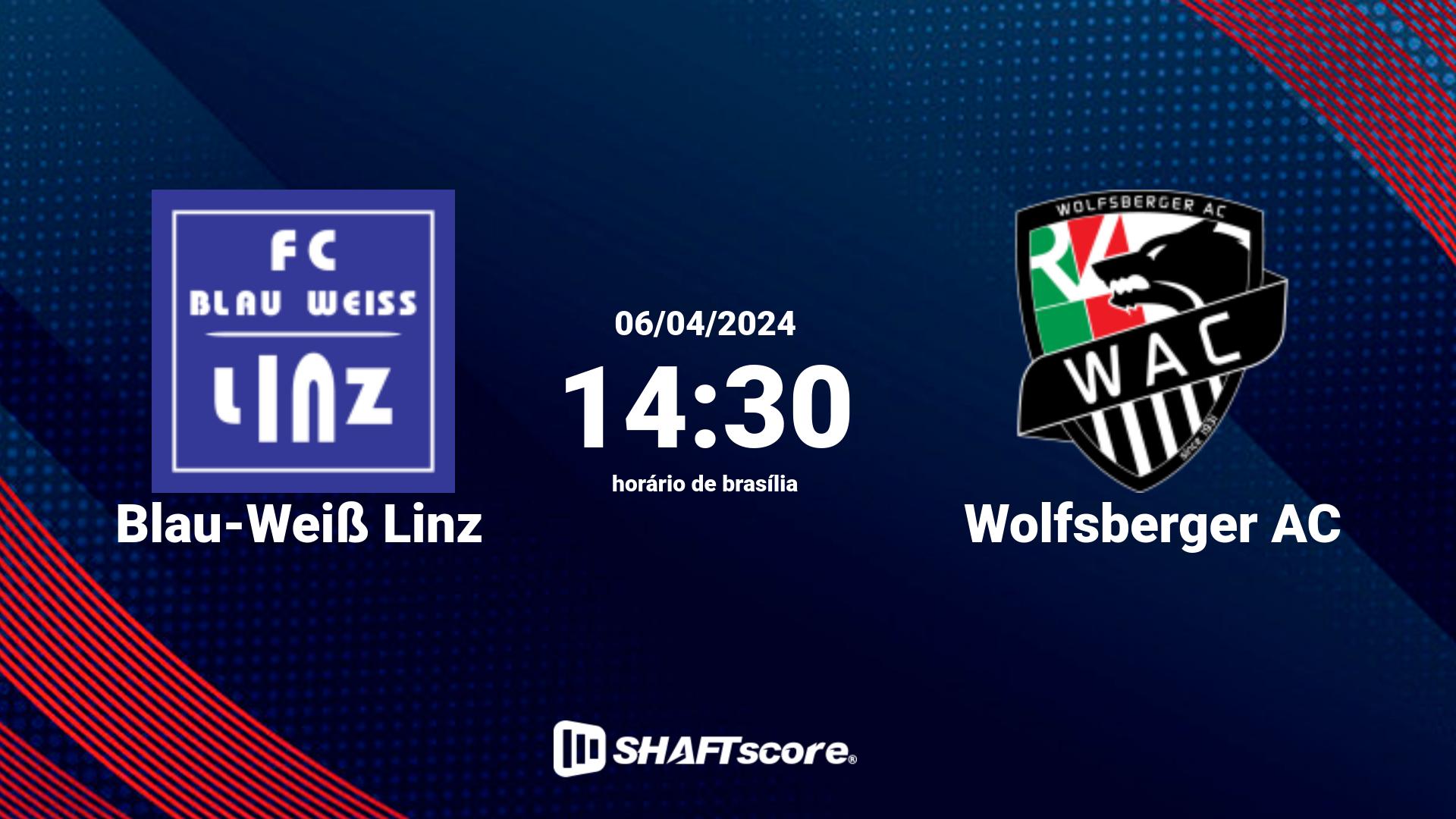 Estatísticas do jogo Blau-Weiß Linz vs Wolfsberger AC 06.04 14:30