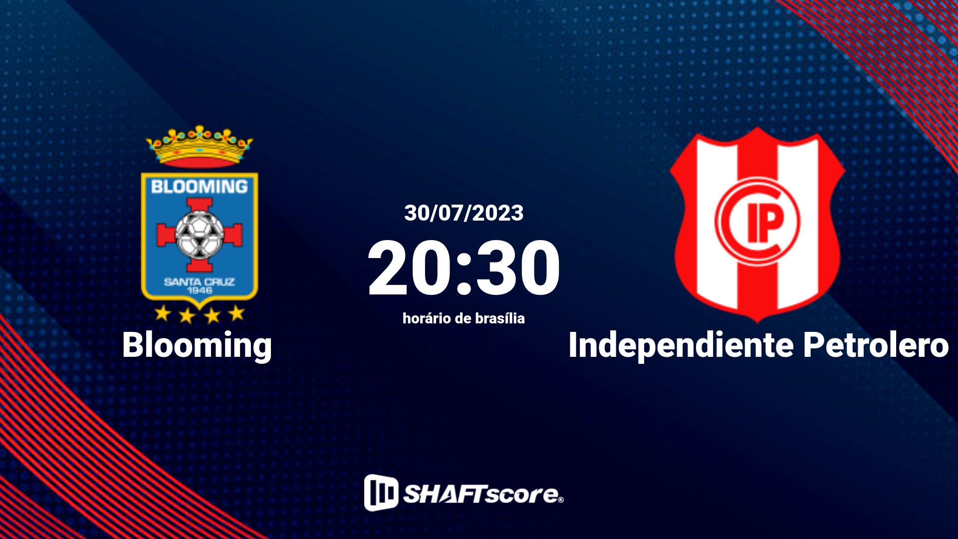 Estatísticas do jogo Blooming vs Independiente Petrolero 30.07 20:30