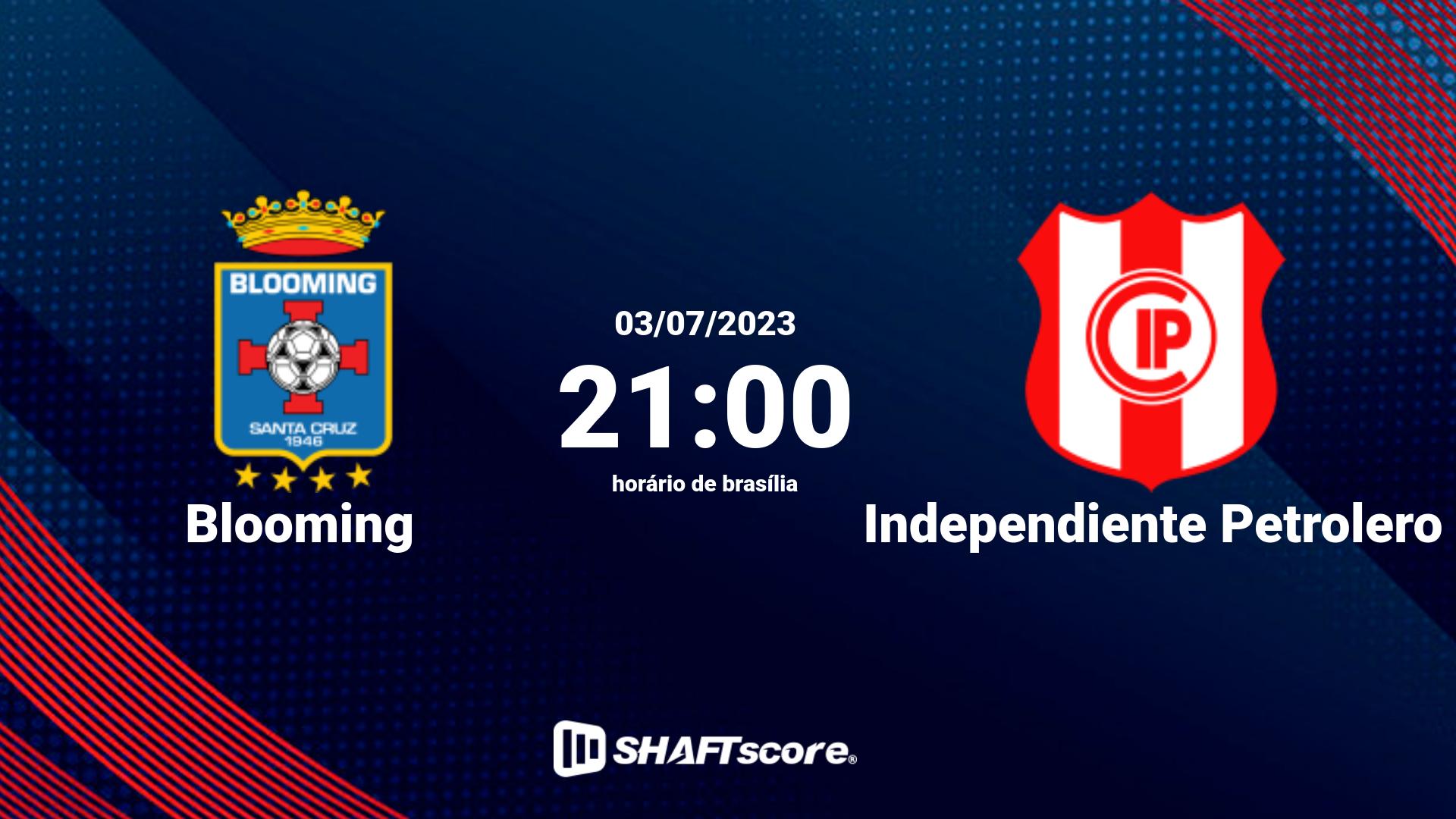 Estatísticas do jogo Blooming vs Independiente Petrolero 03.07 21:00